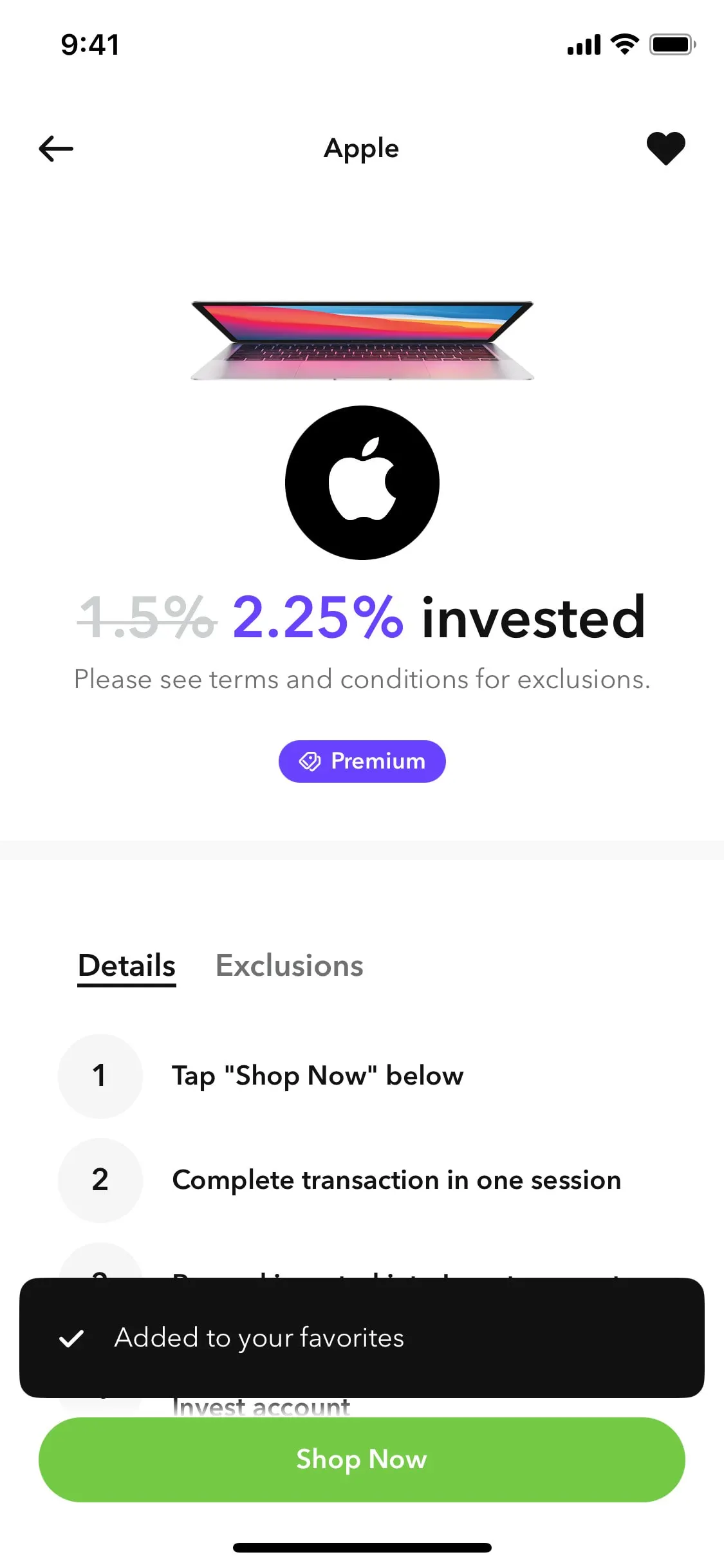 Acornsop UI Design Screenshot: Micro-Investing & Automated Savings