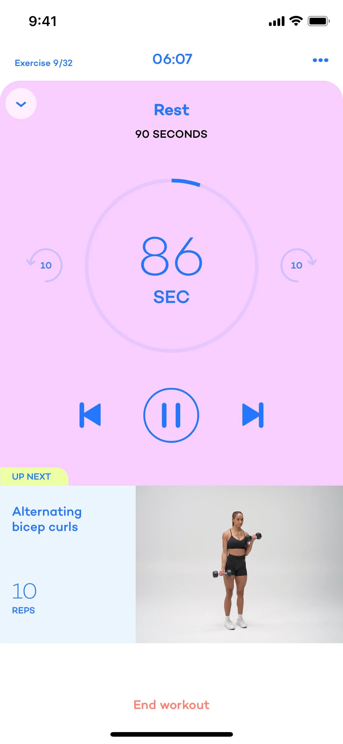 Alive UI Design Screenshot: Dynamic Movement & Daily Fitness Routines