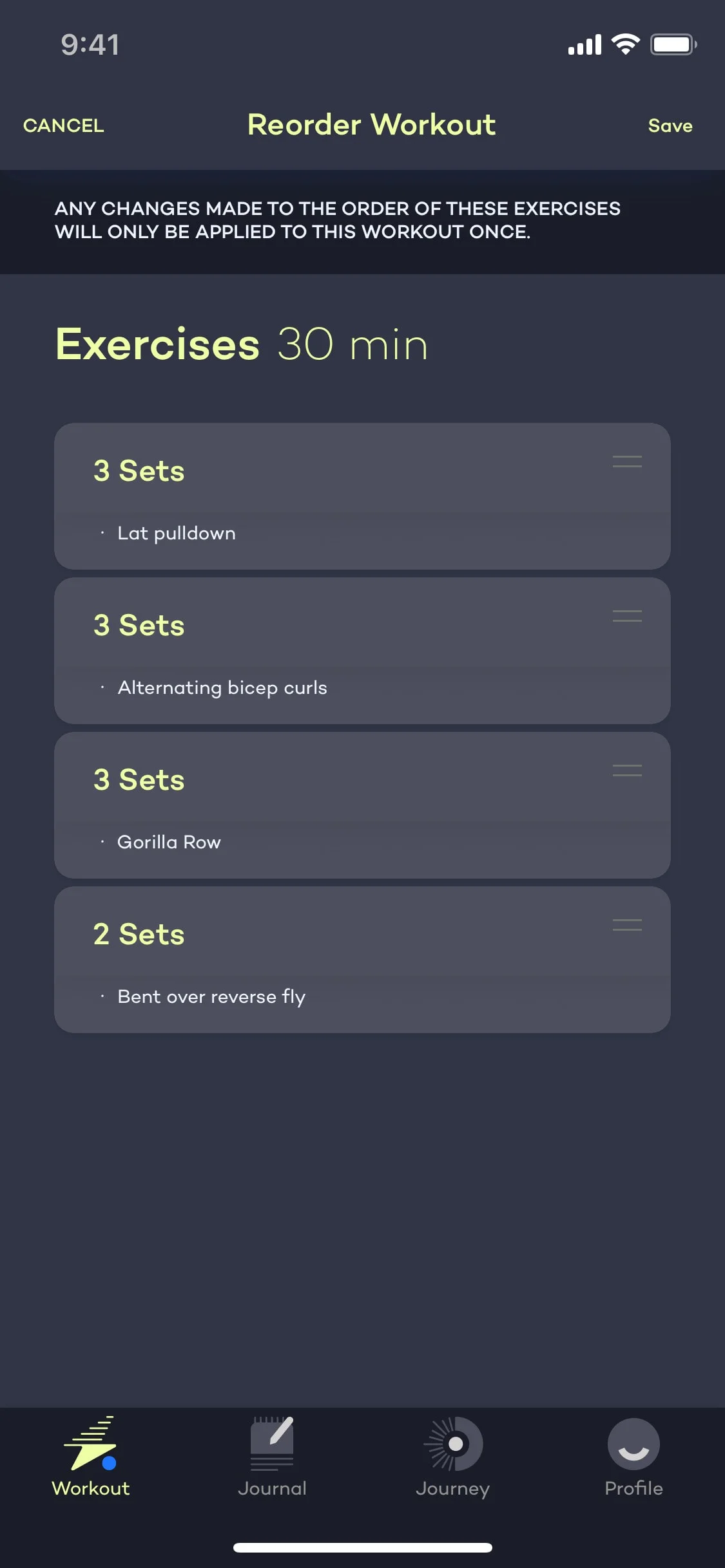Alive UI Design Screenshot: Dynamic Movement & Daily Fitness Routines