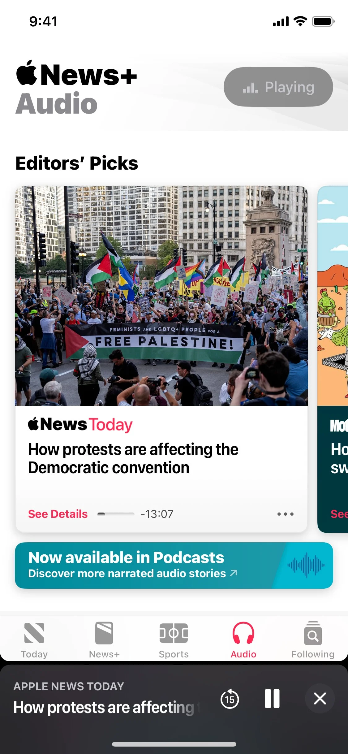 Apple News UI Design Screenshot: Top Headlines & Curated Journalism
