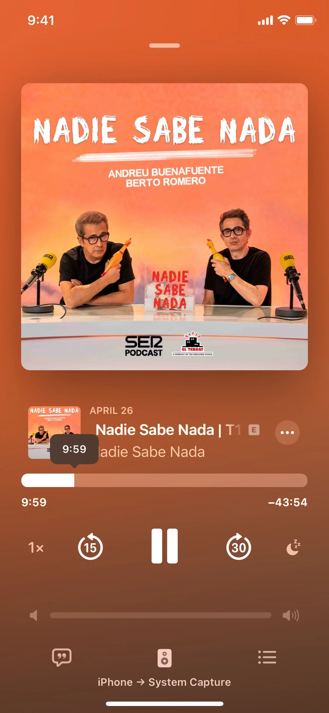 Apple Podcasts UI Design Screenshot: Curated Audio Shows & Narrative Audio