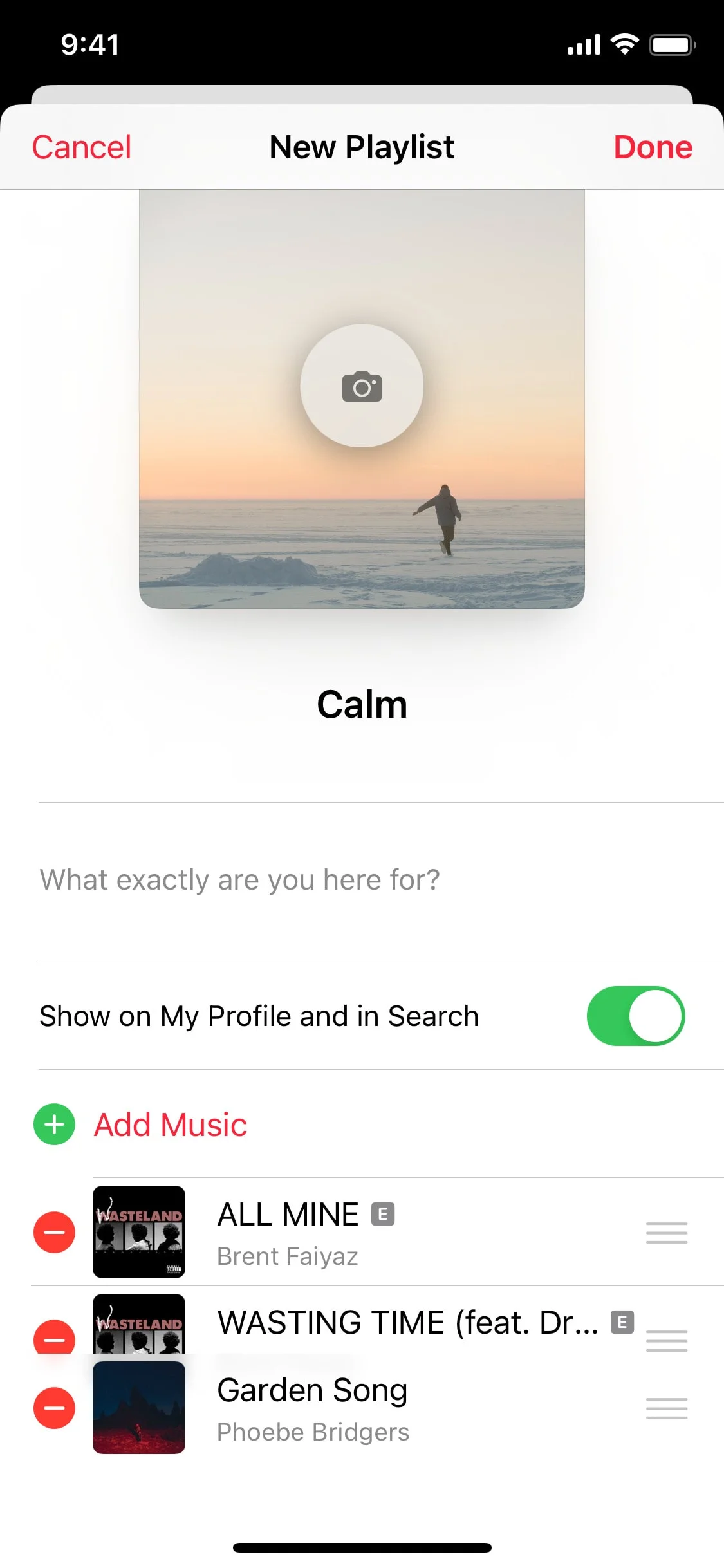 applemusic UI Design Screenshot: Music Streaming, Curated Playlists & Radio