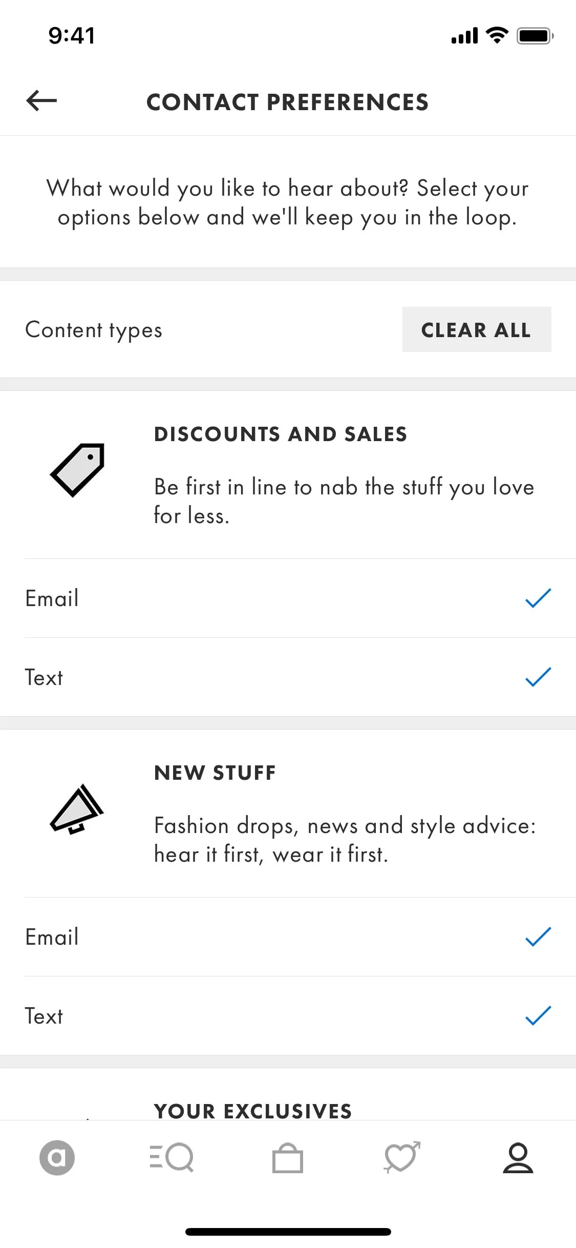 Asos UI Design Screenshot: Trending Global Fashion & Streetwear