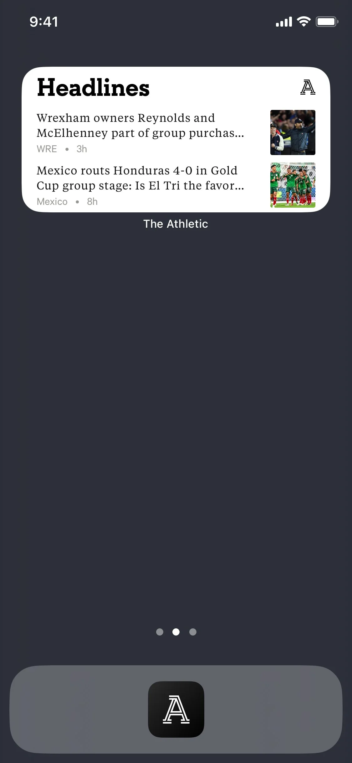 Athletic UI Design Screenshot: Deep Sports Journalism & Live Analysis