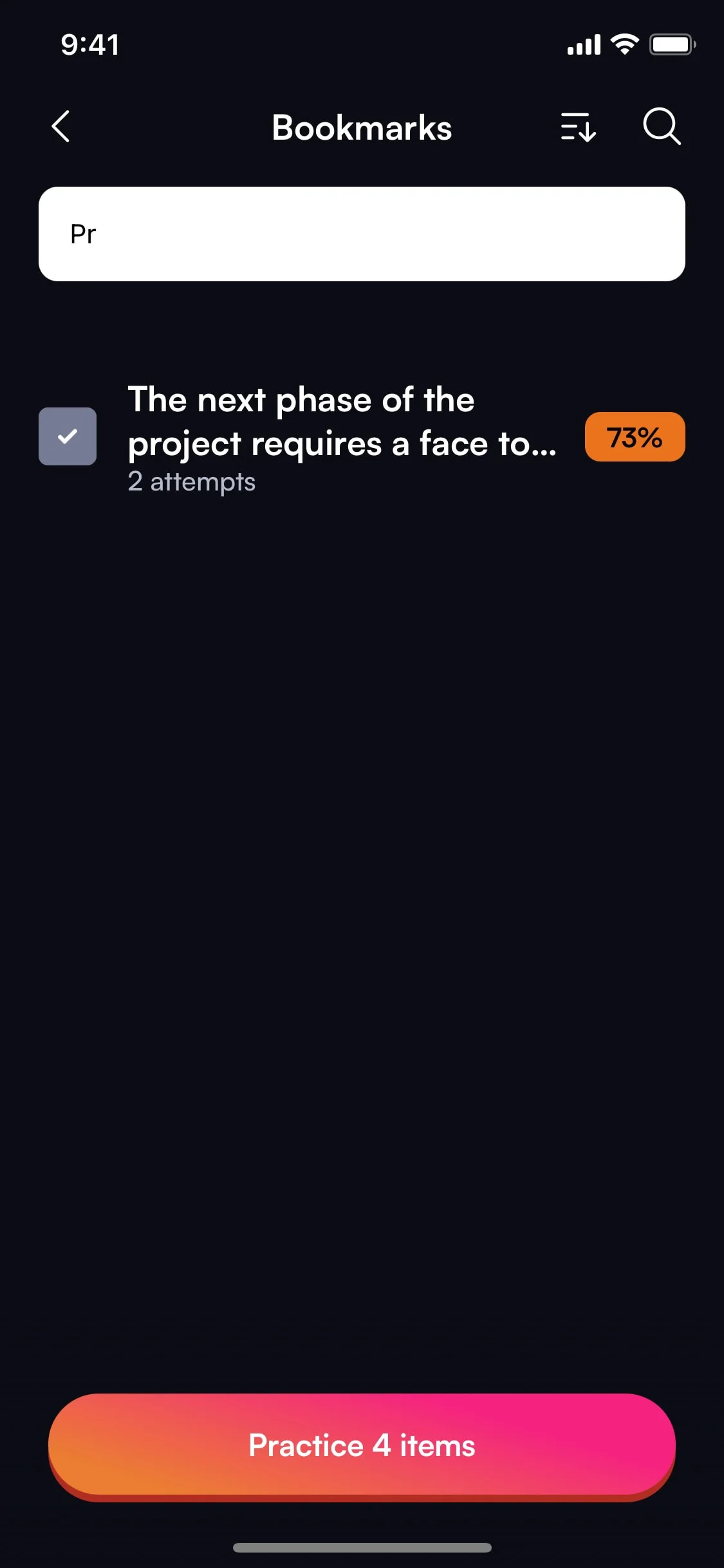 BoldVoice UI Design Screenshot: Accent Training & Public Speaking Coach