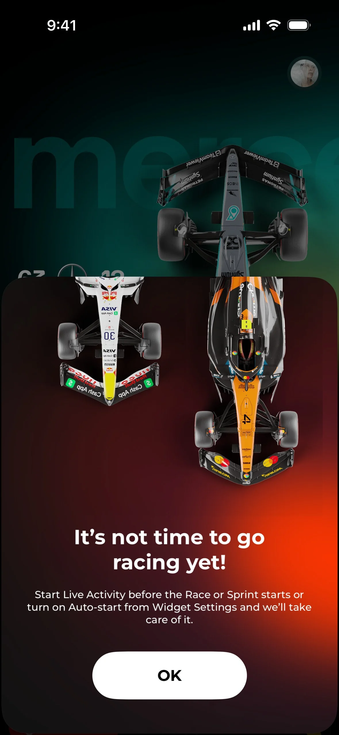 boxboxclub UI Design Screenshot: Formula 1 Live Timing & Racing Dashboard