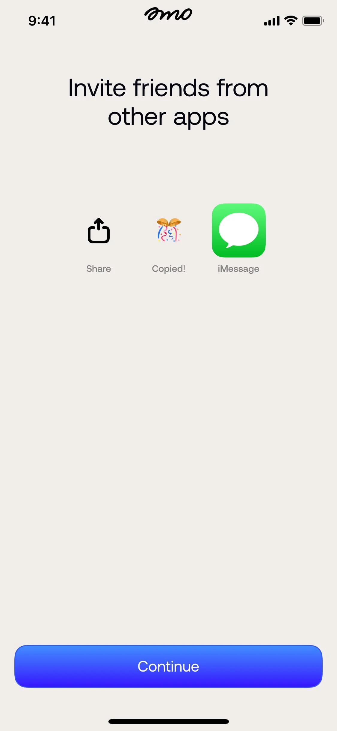 Bump UI Design Screenshot: Spontaneous Social Connections
