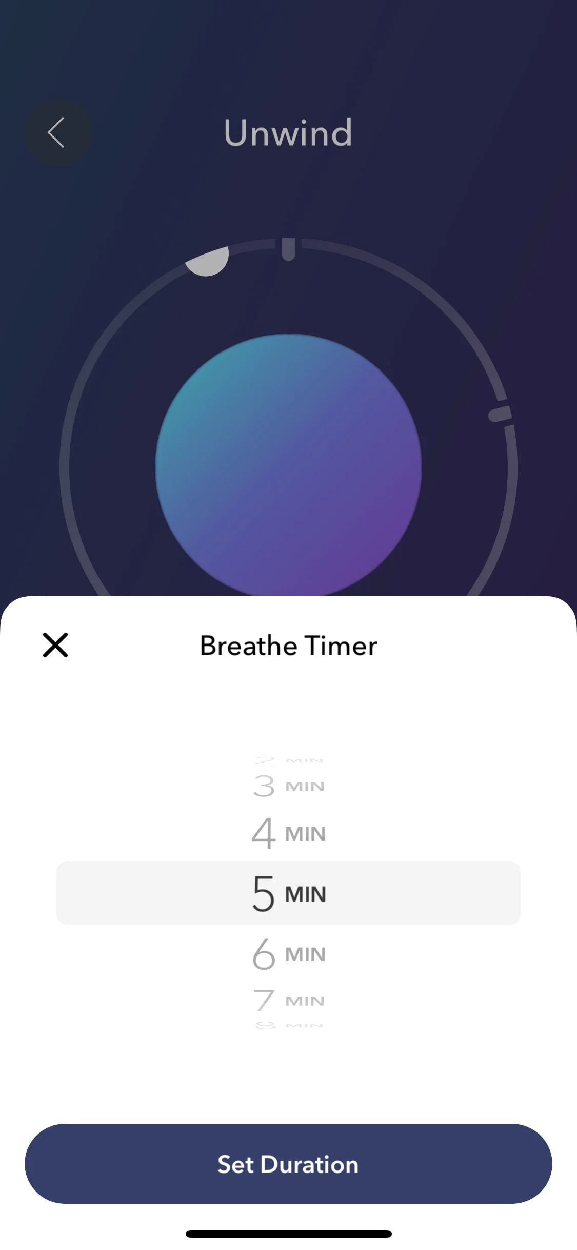 Calm UI Design Screenshot: Sleep Stories & Meditation Journeys