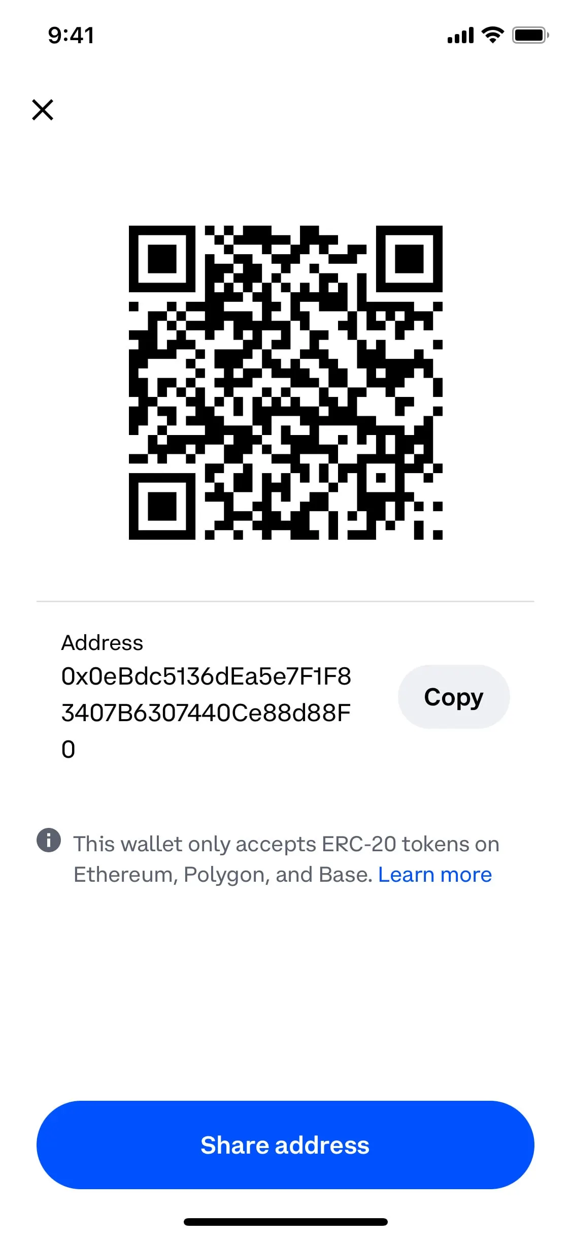 Coinbase UI Design Screenshot: Crypto Exchange & Portfolio Tracker