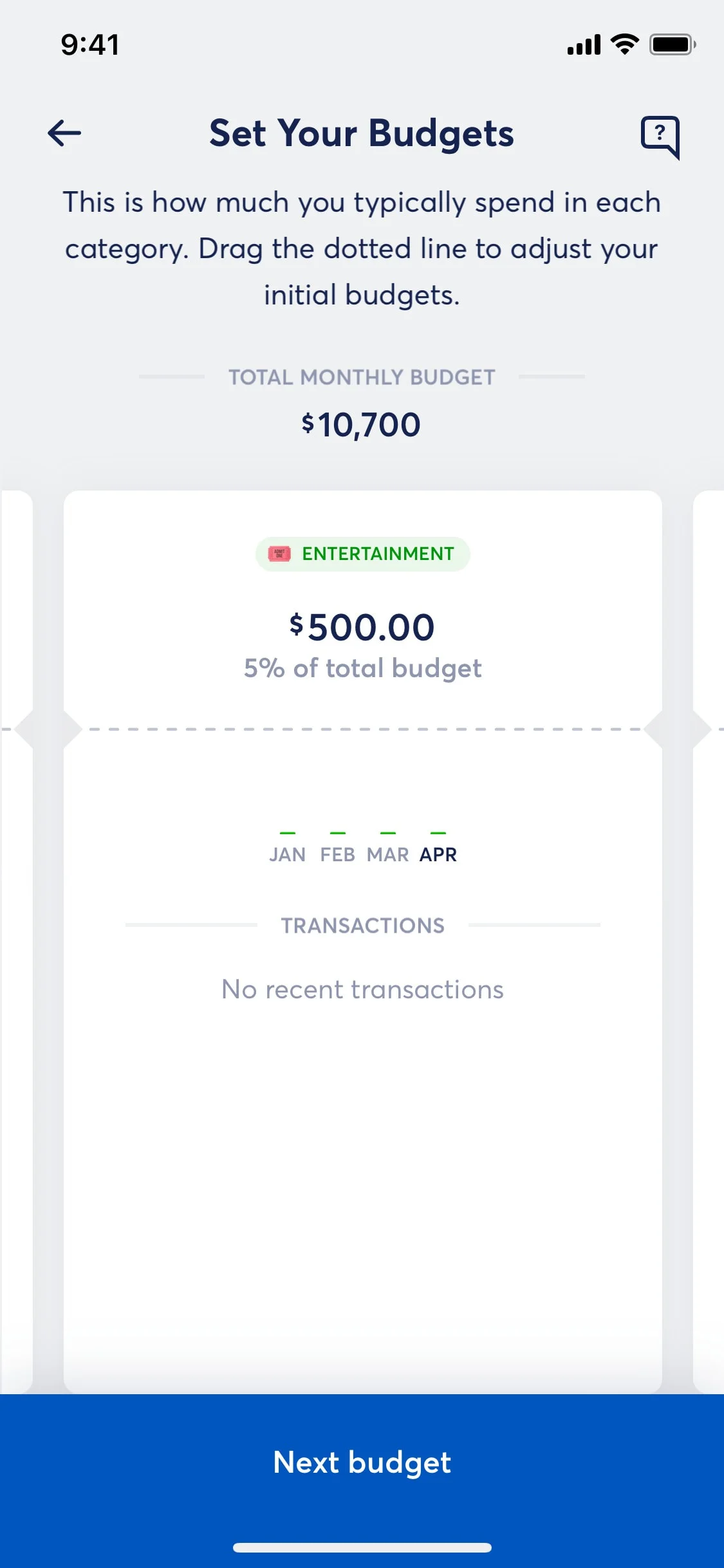 Copilot UI Design Screenshot: Money Management & Finance