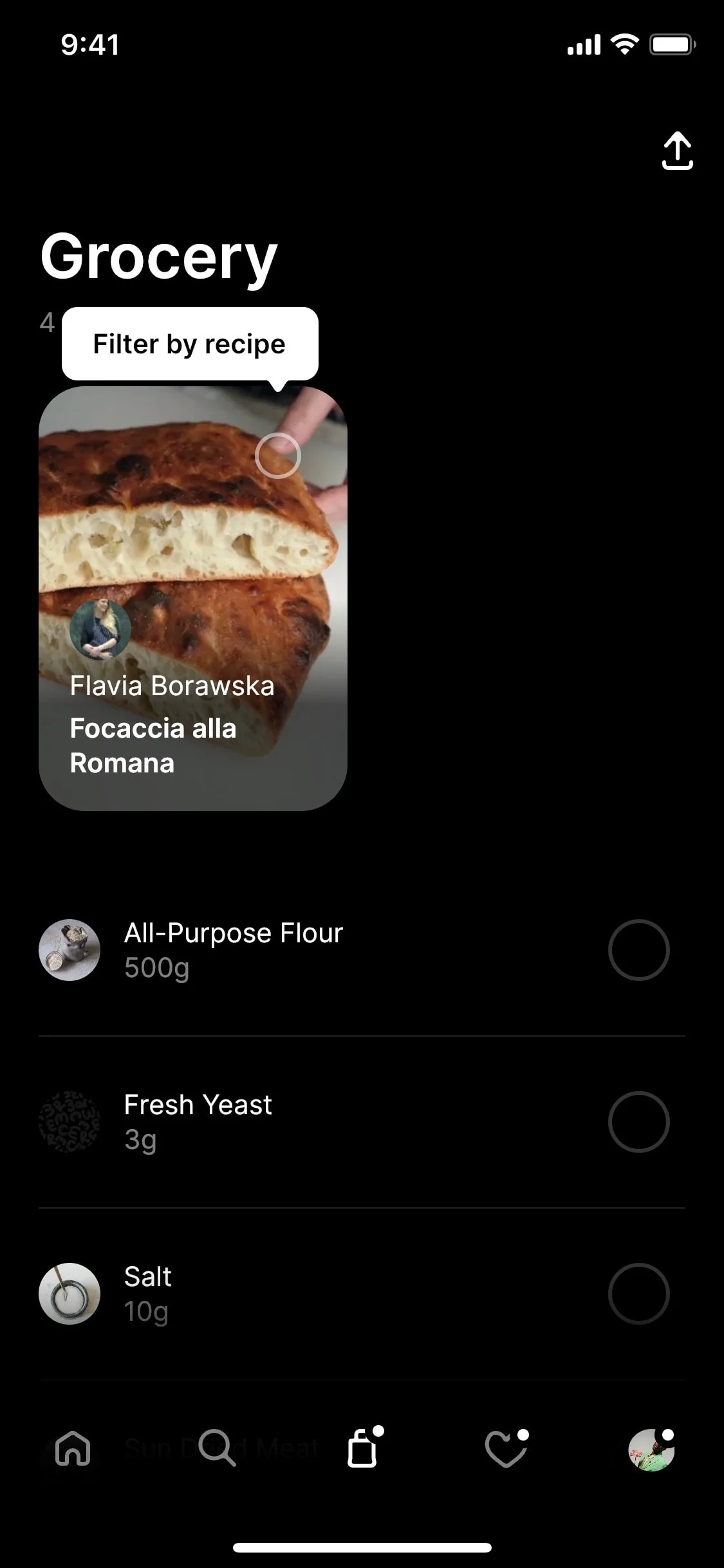 CREME UI Design Screenshot: Culinary Masterclasses by World Chefs
