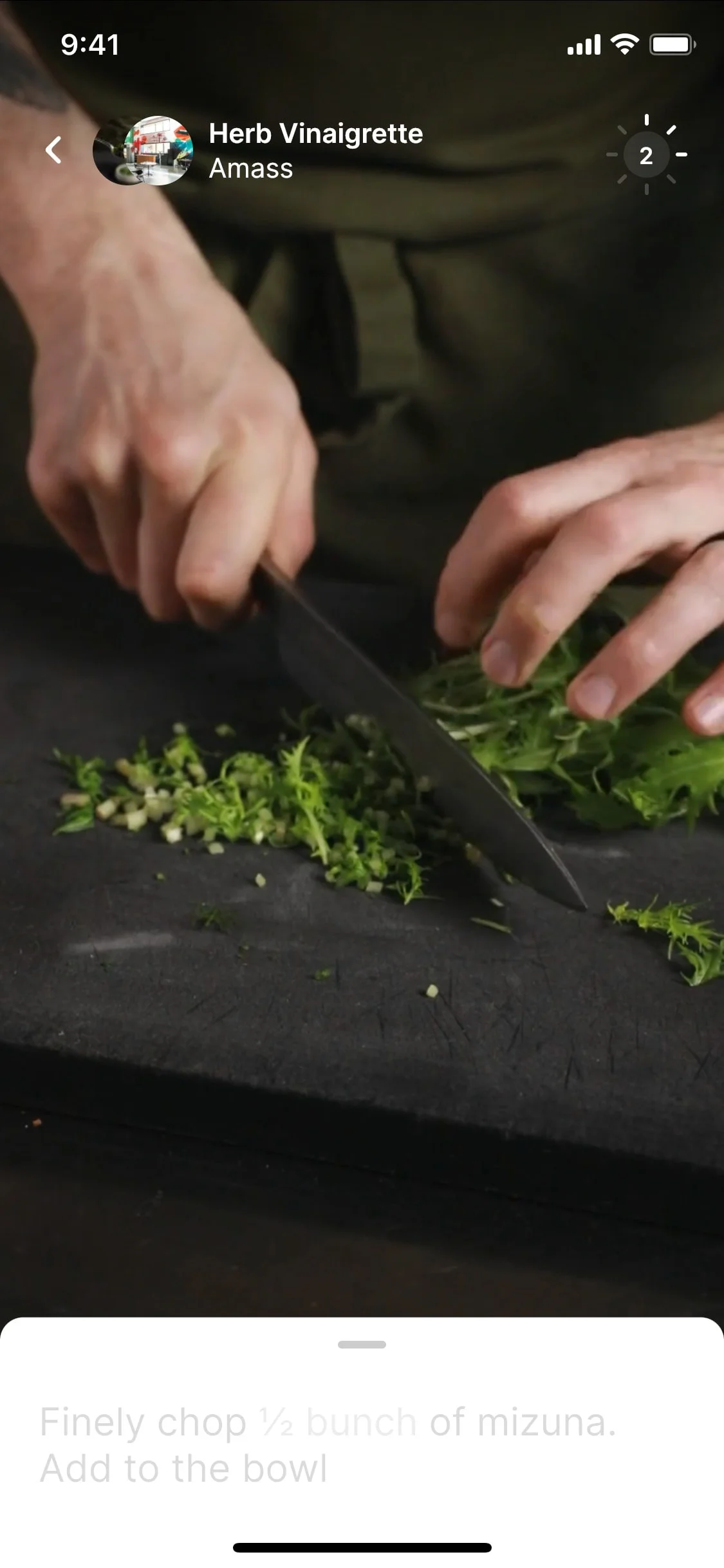 CREME UI Design Screenshot: Culinary Masterclasses by World Chefs