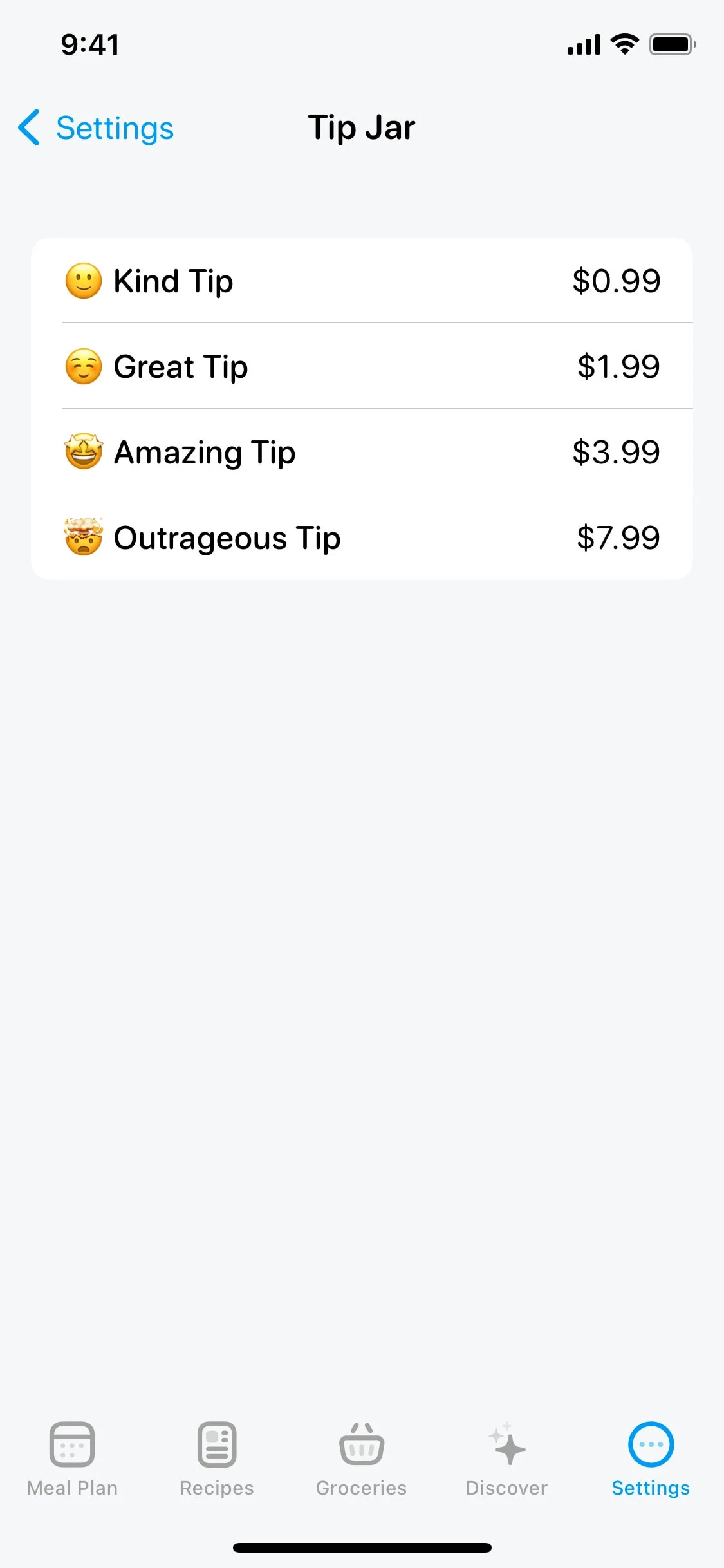 Crouton UI Design Screenshot: Recipe Keeper & Meal Planning Companion