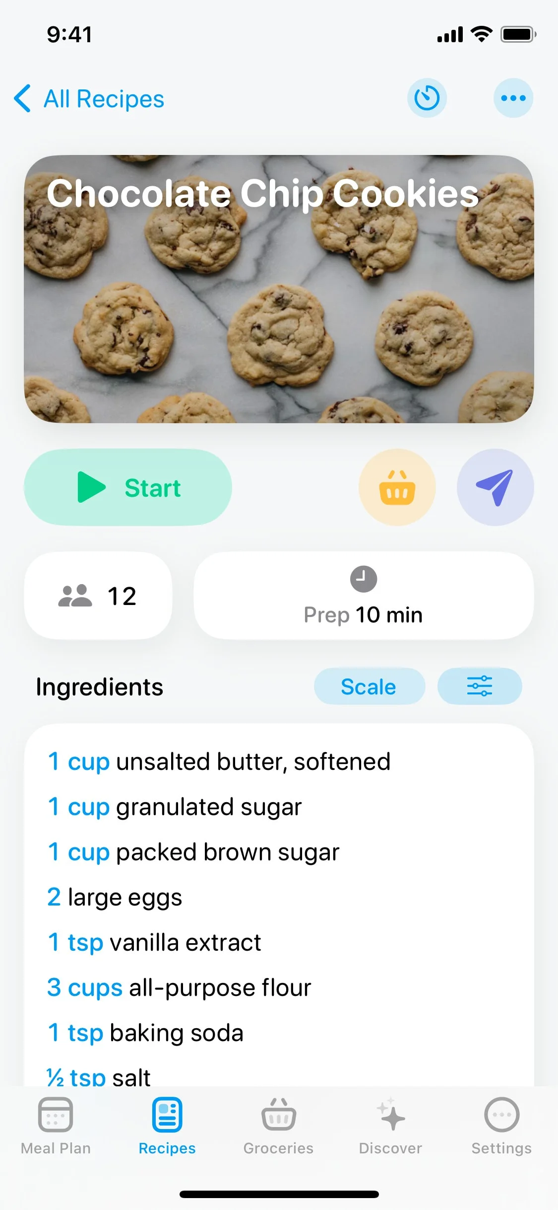Crouton UI Design Screenshot: Recipe Keeper & Meal Planning Companion
