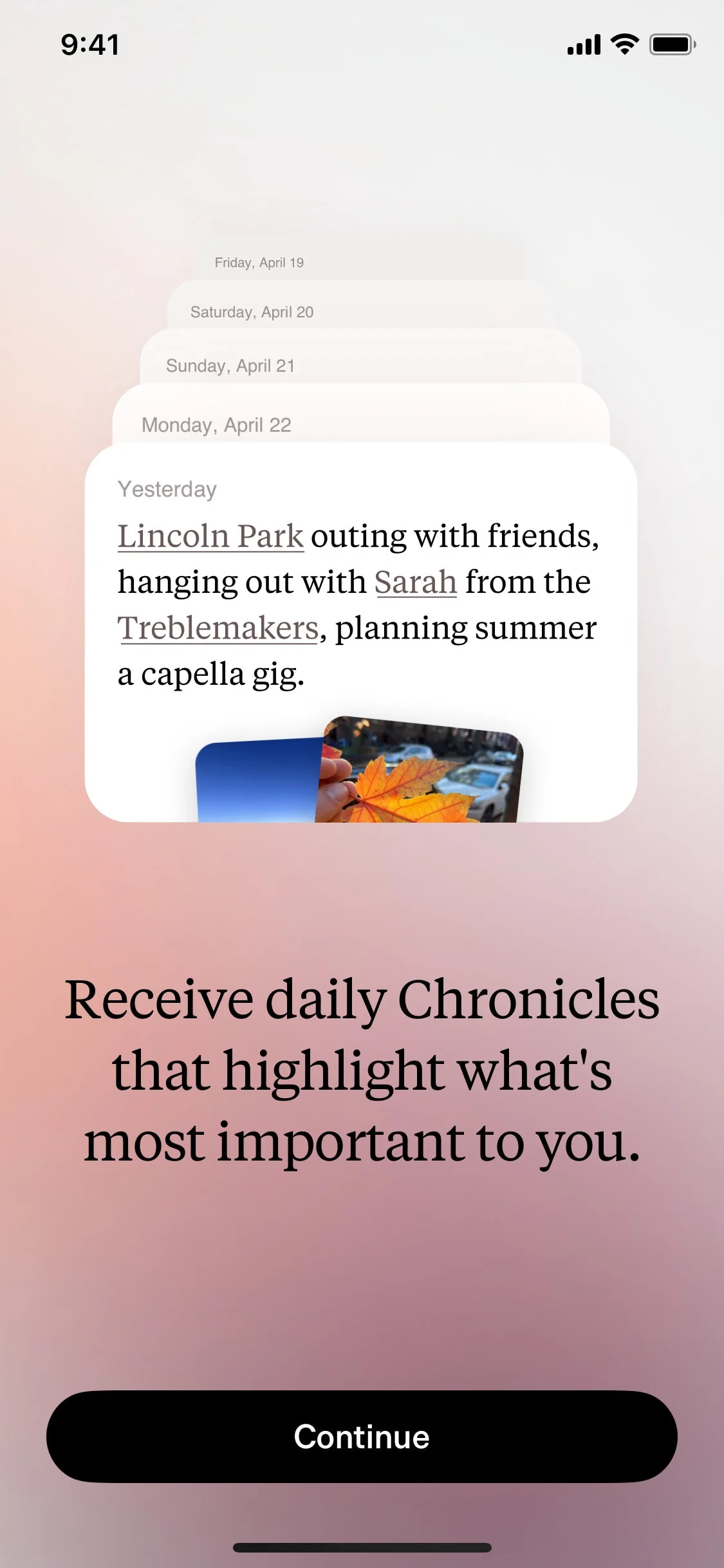 Dot UI Design Screenshot: Visual Habit Journal & Personal Chronicles