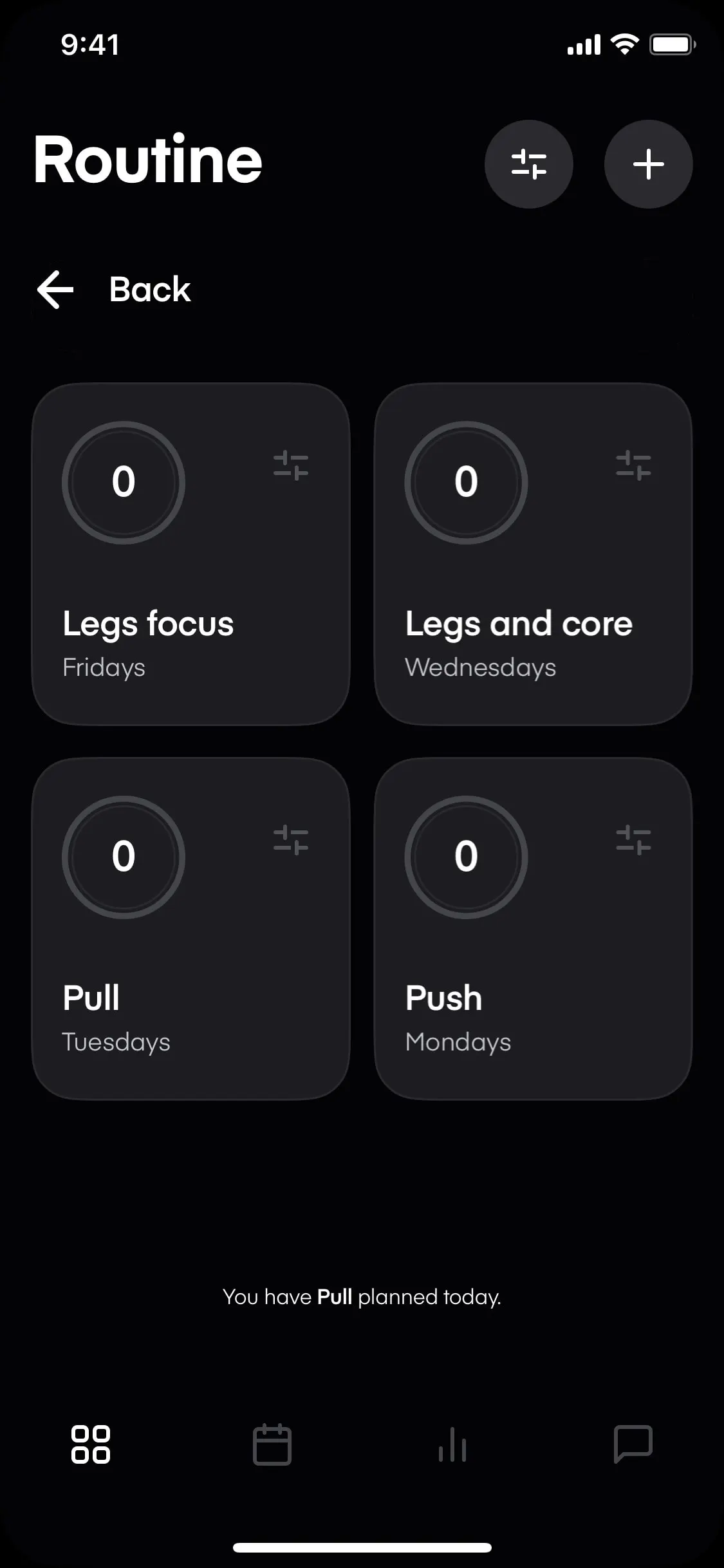 Dropset UI Design Screenshot: Precision Strength & Weightlifting Tracker