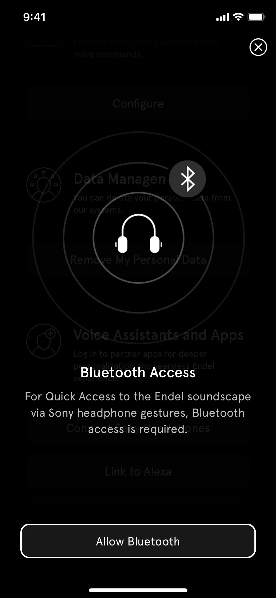 Endel UI Design Screenshot: Personalized Soundscapes for Focus & Sleep
