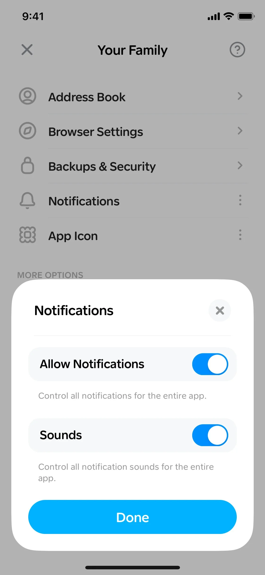 Family UI Design Screenshot: Ethereum & Web3 Multi-Chain Wallet