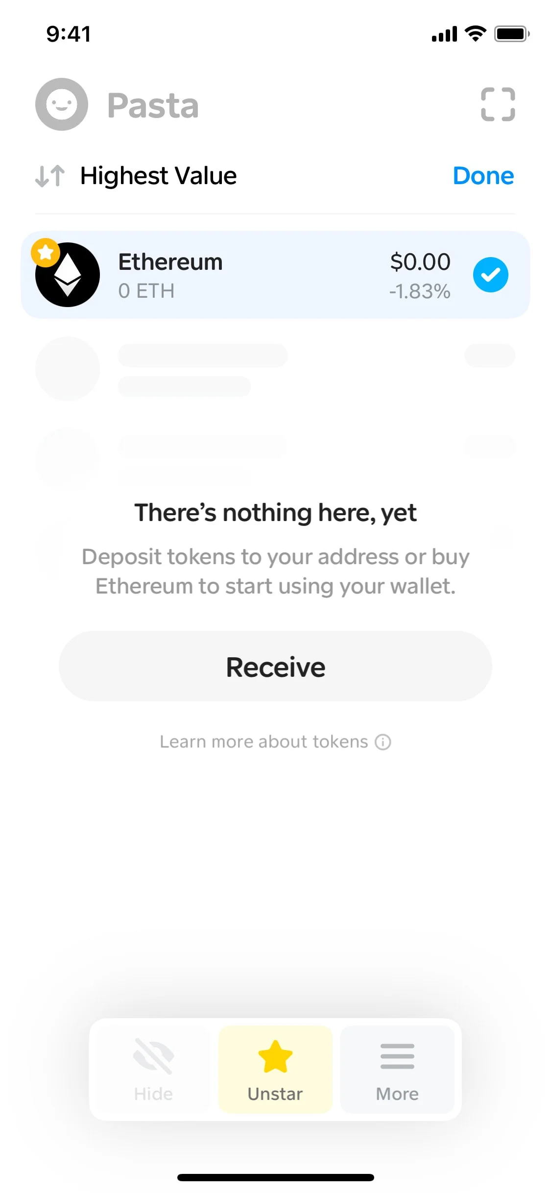 Family UI Design Screenshot: Multi-Chain Crypto Wallet for Web3