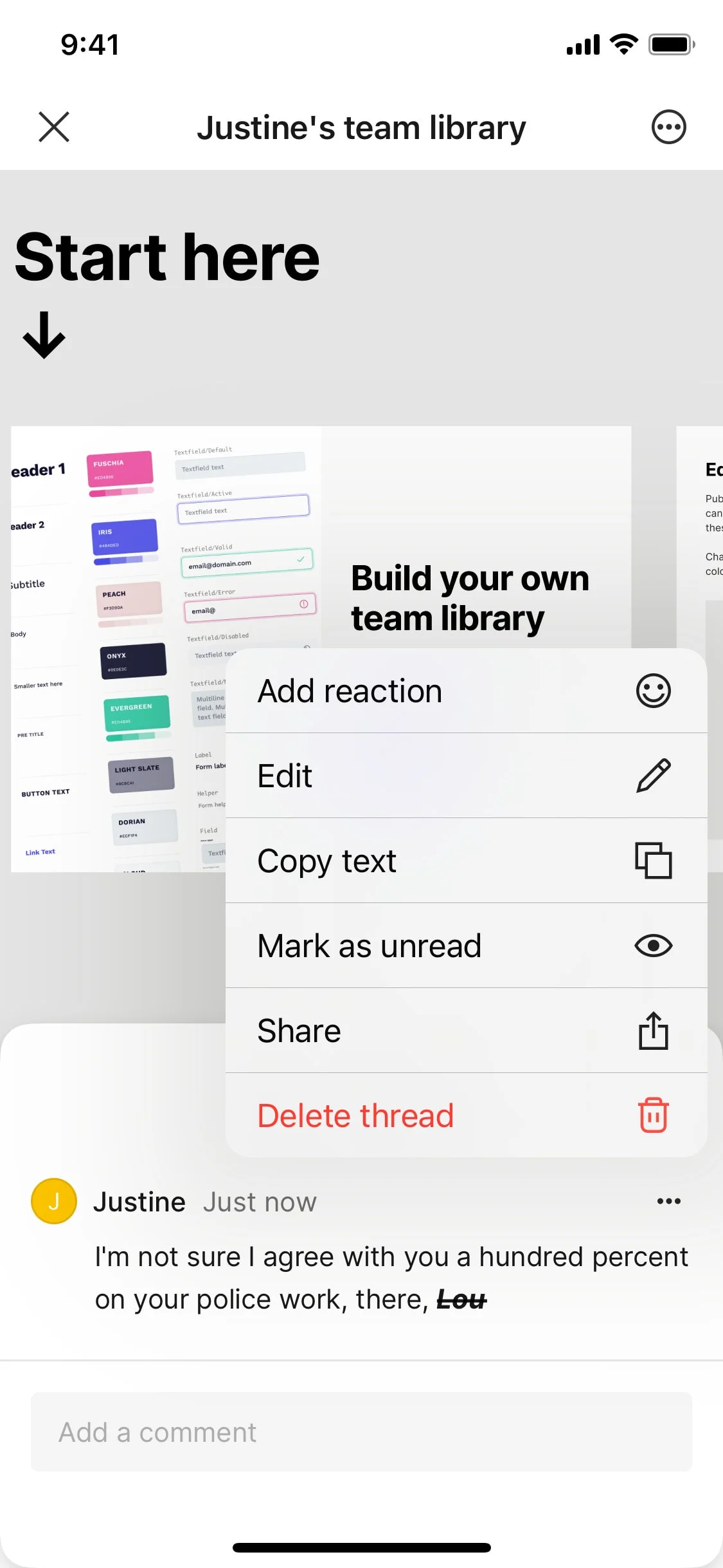 Figma UI Design Screenshot: Collaborative Interface Design Studio