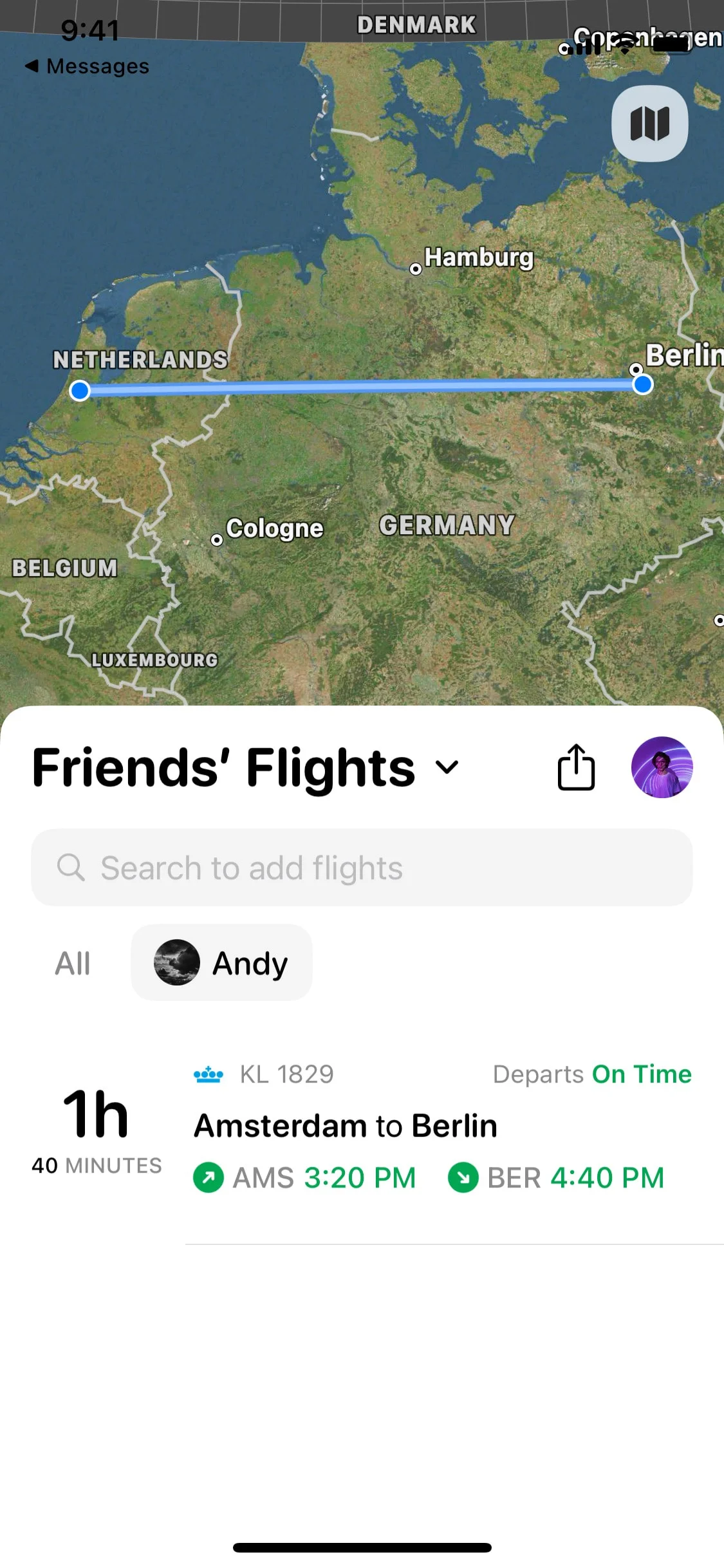 Flighty UI Design Screenshot: Live Flight Tracker & Aviation Radar