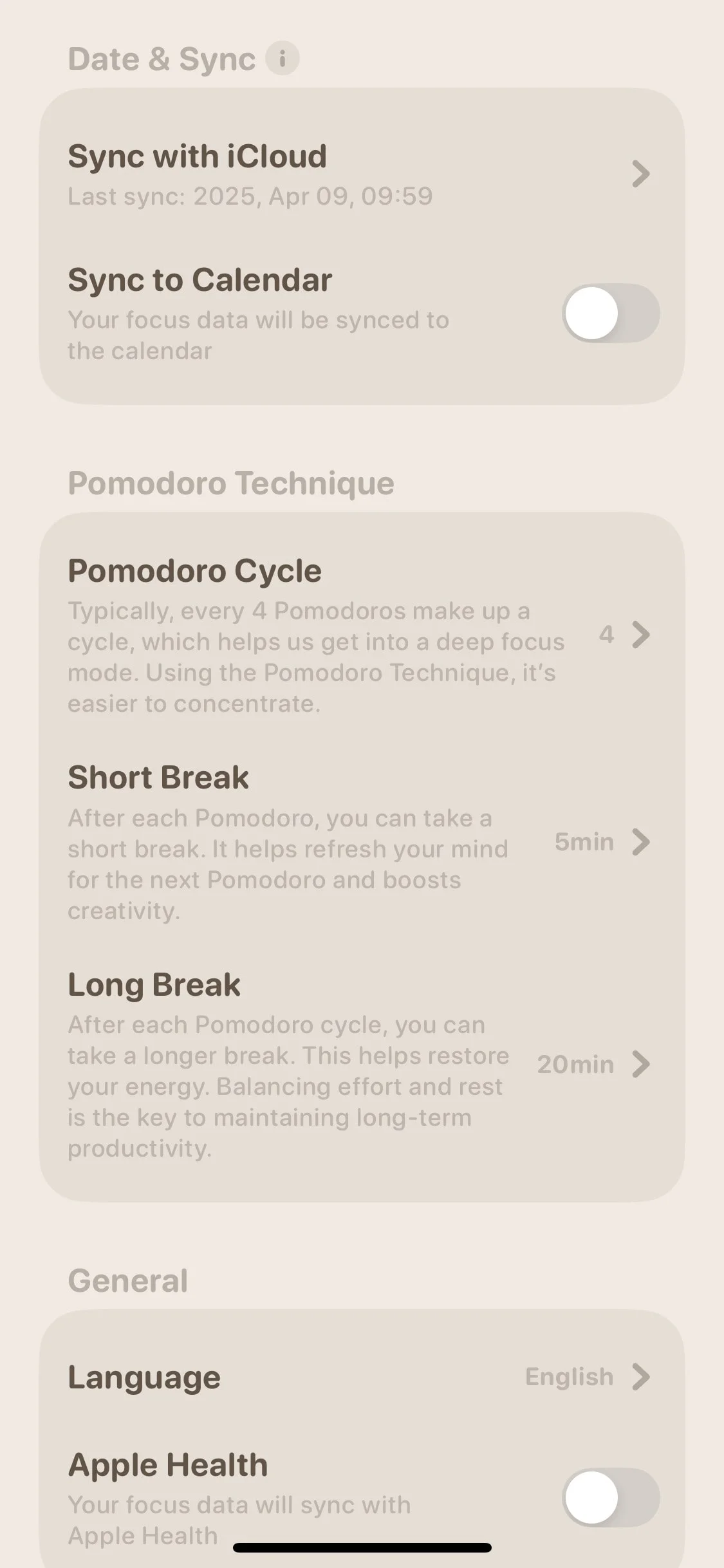 FocusPomo UI Design Screenshot: Focus Timer & Study Pomodoro Routine