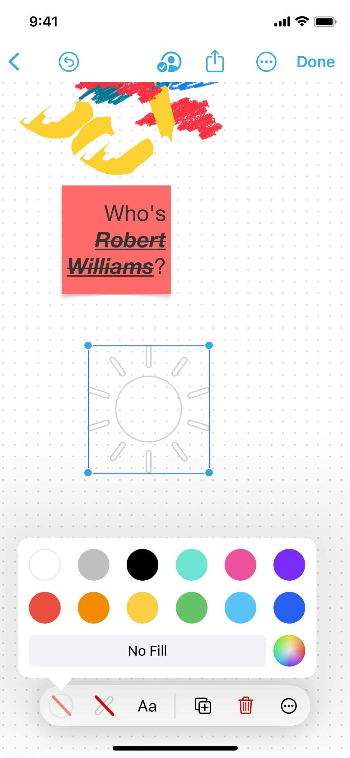 Freeform UI Design Screenshot: Infinite Creative Whiteboard