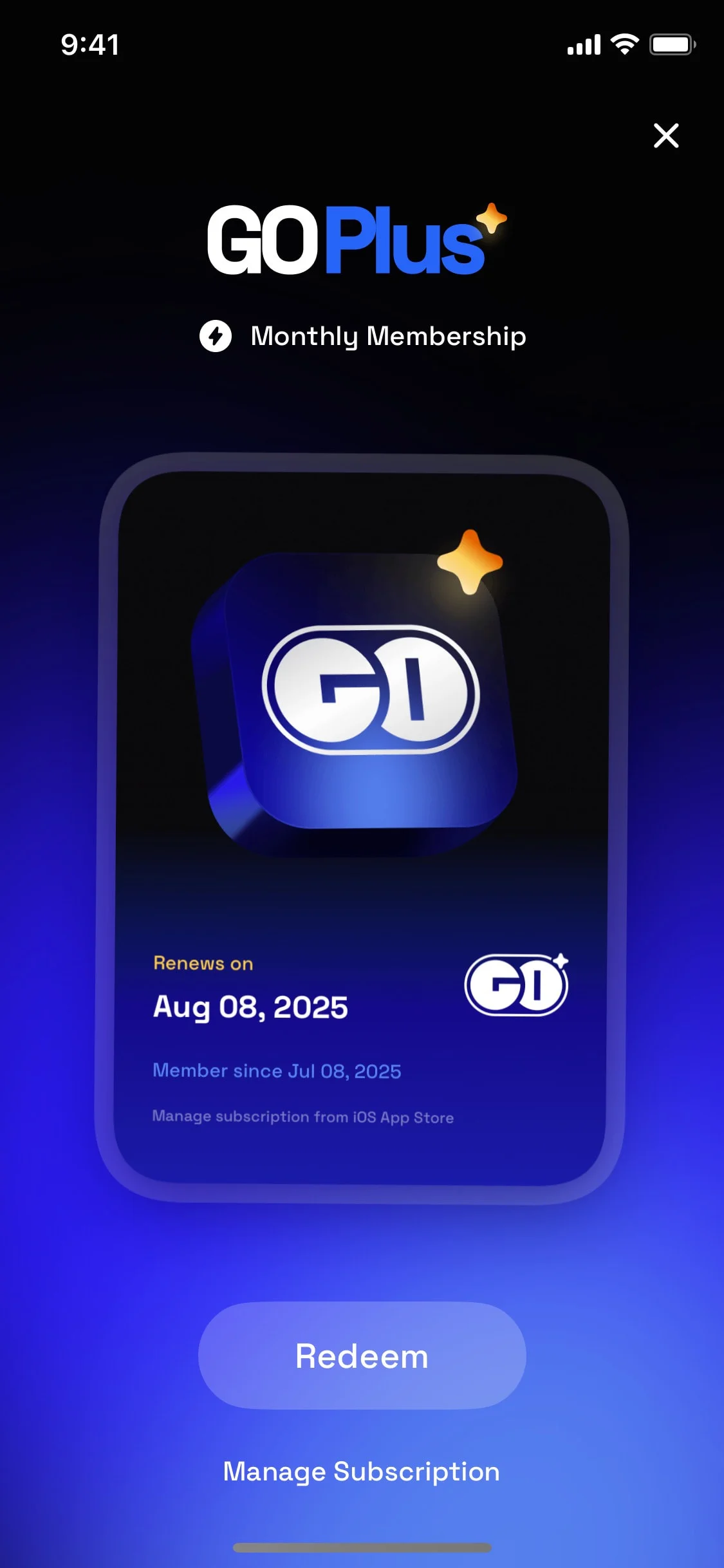 Goclub UI Design Screenshot: Exclusive Clubs & Member Gatherings