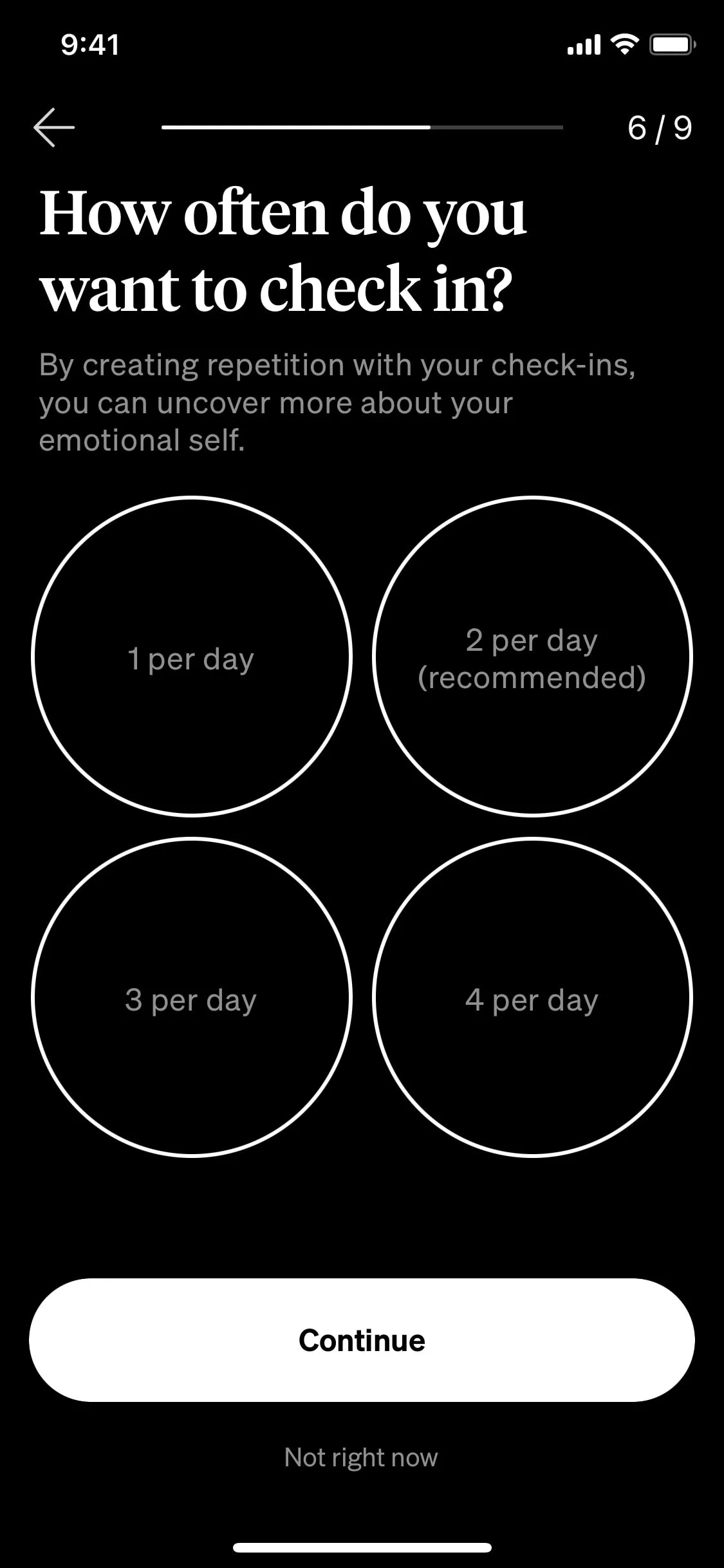 Howwefeel UI Design Screenshot: Emotional Well-being Journal