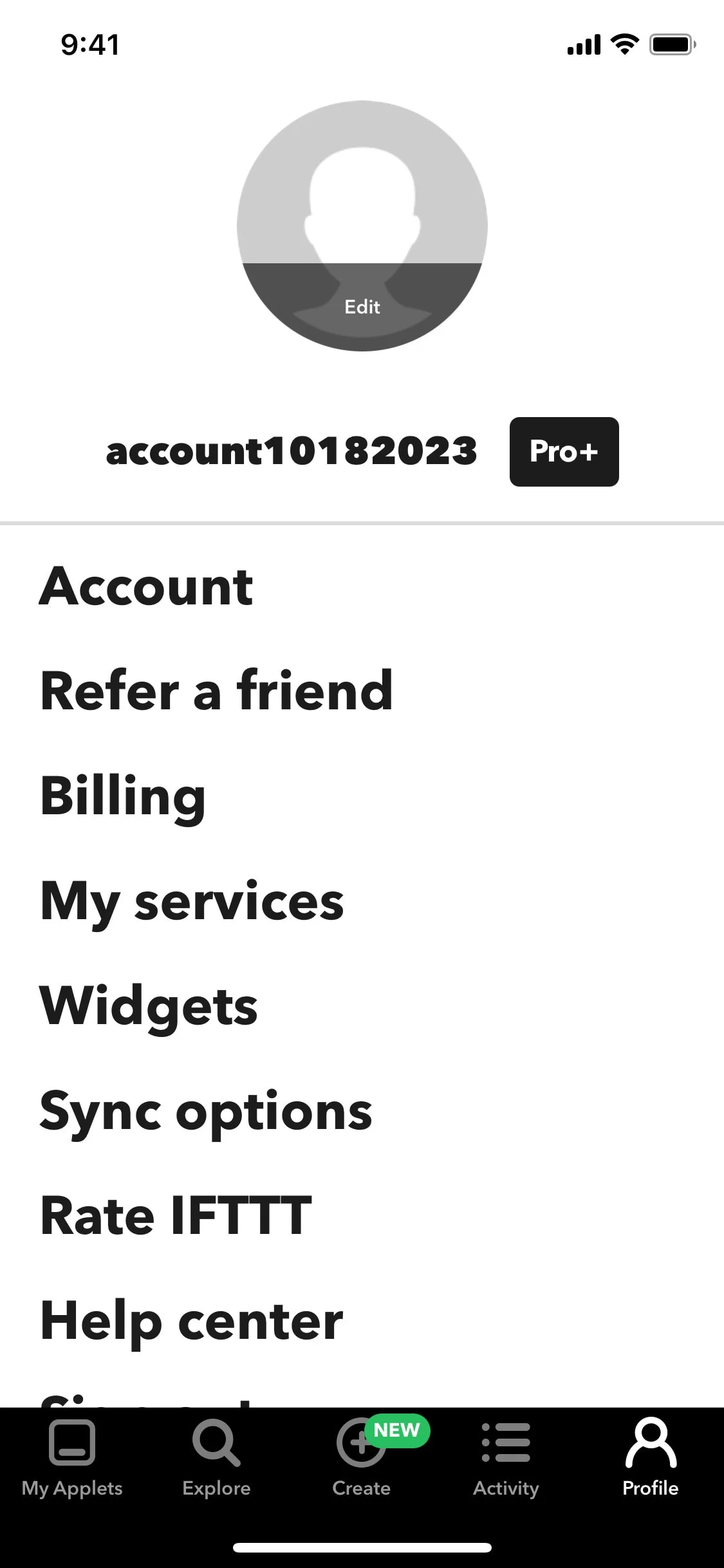 IFTTT UI Design Screenshot: Automated Workflows & App Integration