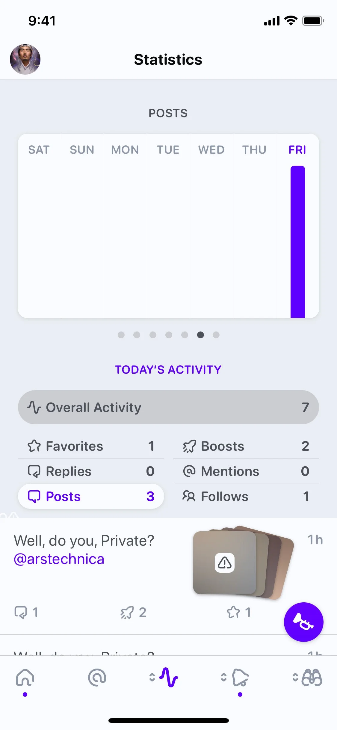 Ivory UI Design Screenshot: Delightful Mastodon Social Experience
