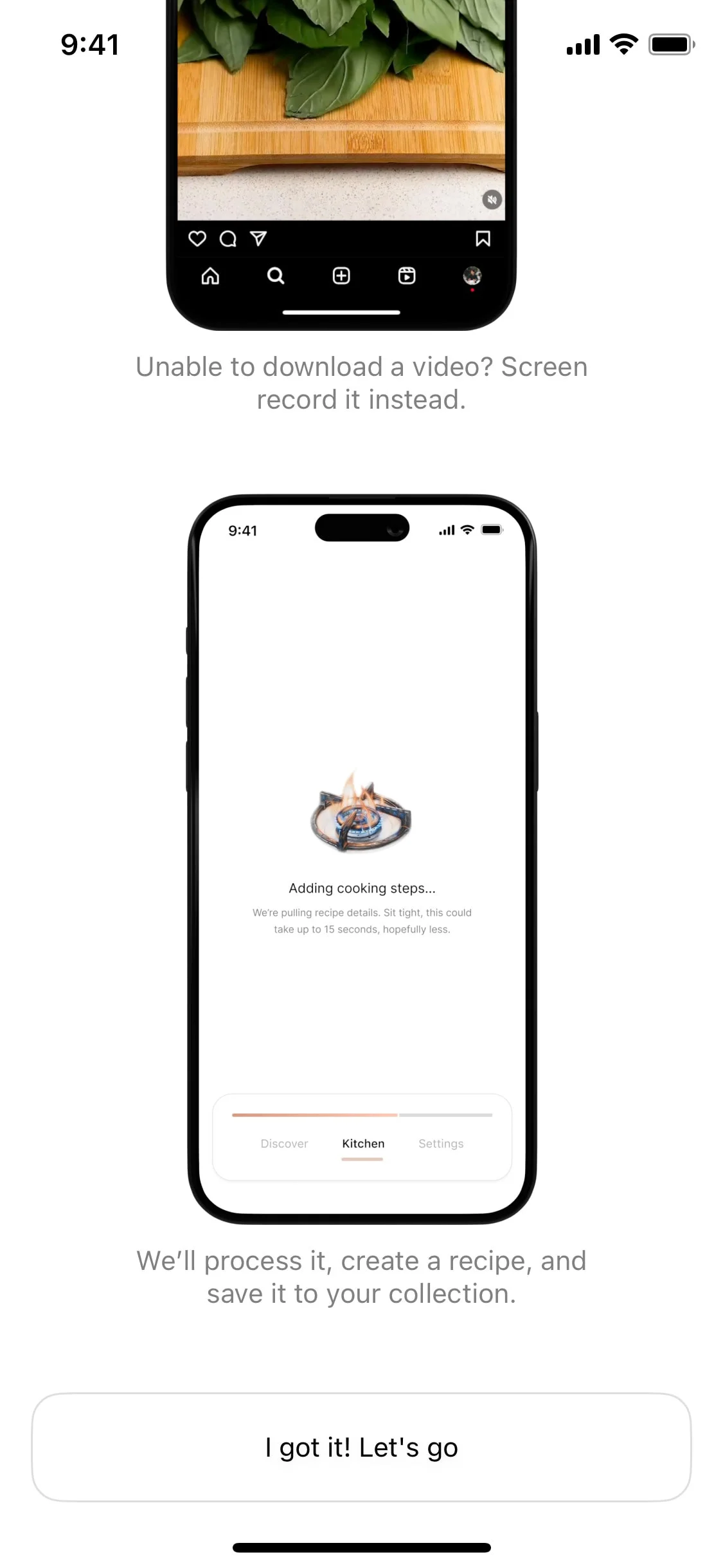 Julienne UI Design Screenshot: Smart Recipe Organizer & Meal Prep