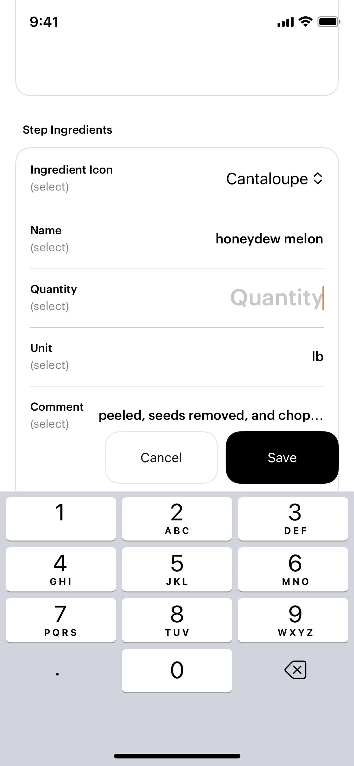 Julienne UI Design Screenshot: Smart Recipe Organizer & Meal Prep