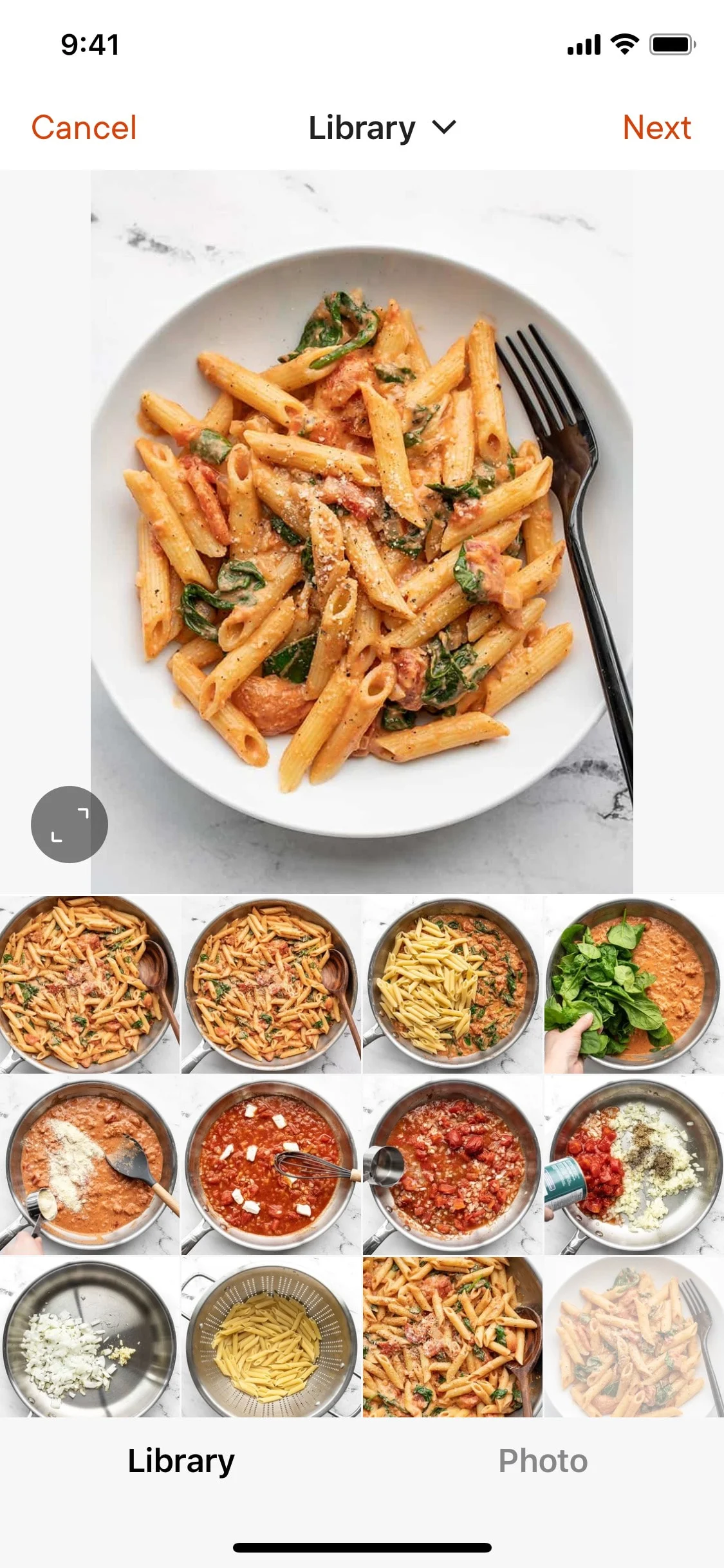 Kitchen Stories UI Design Screenshot: Delicious Cooking Recipes & Video Guides