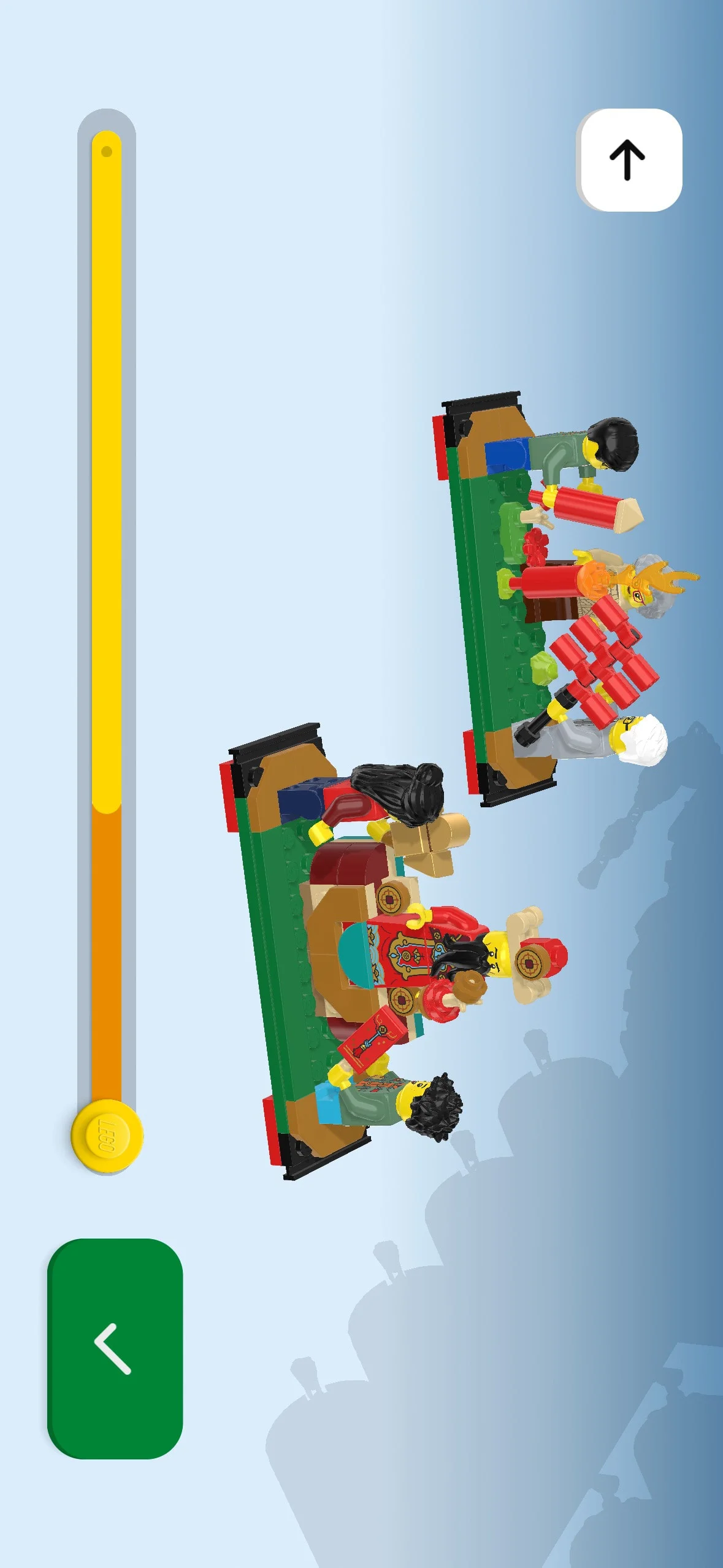 legob UI Design Screenshot: Interactive 3D LEGO Building Instructions