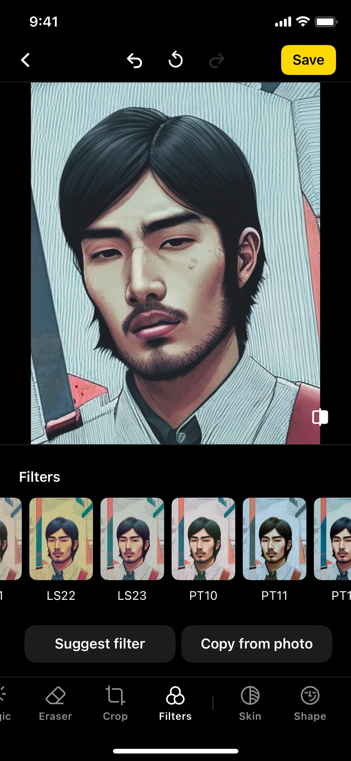 Lensaai UI Design Screenshot: AI Photo Enhancement & Avatars