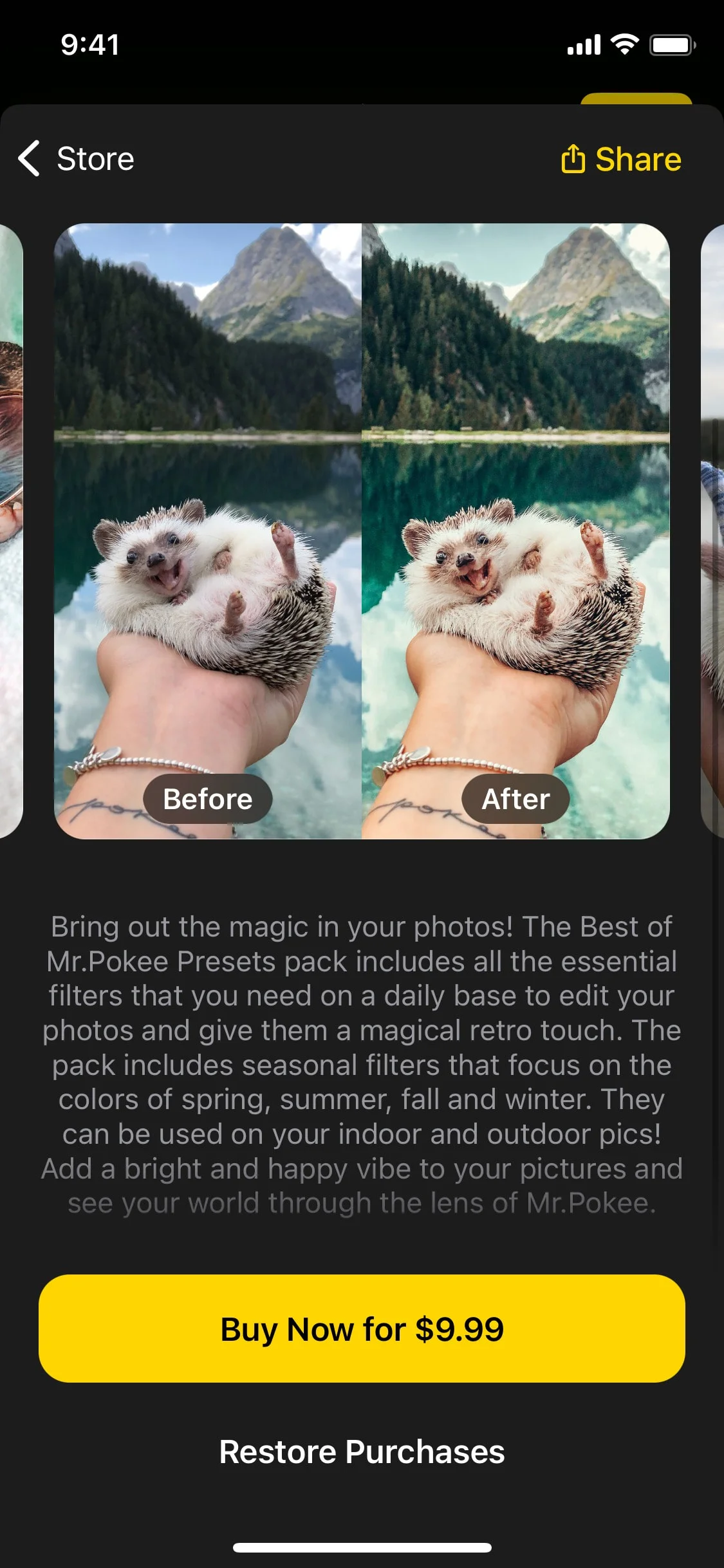 Lensaai UI Design Screenshot: AI Photo Enhancement & Avatars