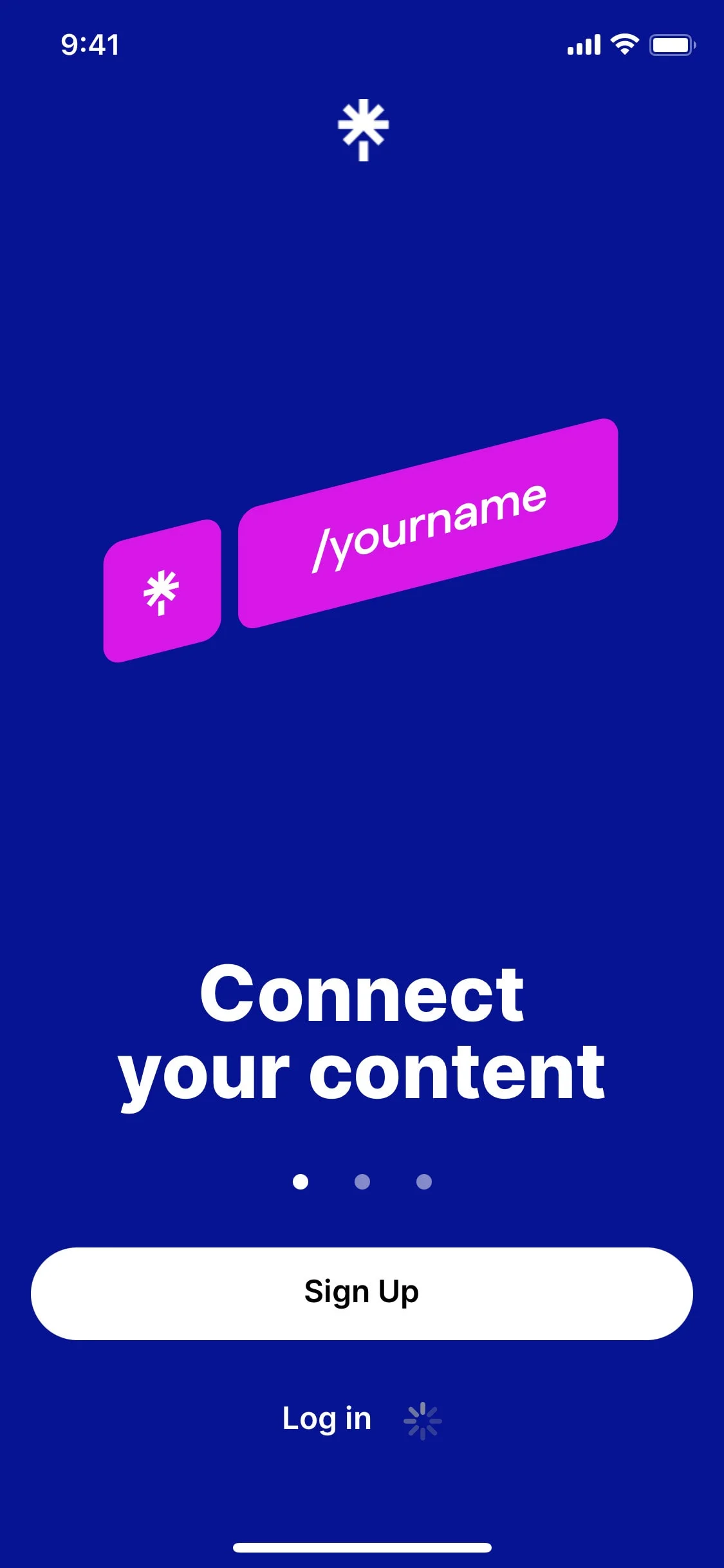 Linktree UI Design Screenshot: Bio Link & Digital Showcase