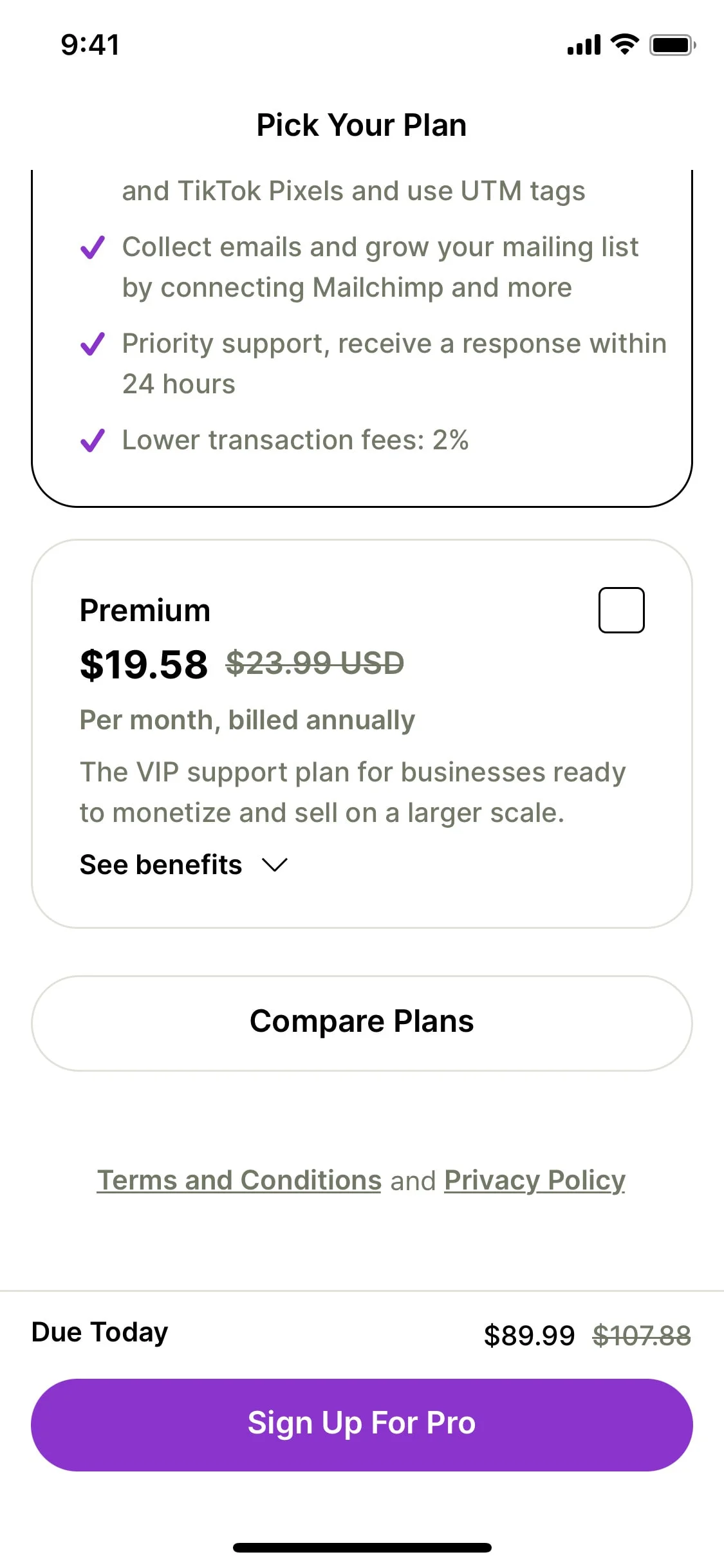 Linktree UI Design Screenshot: Bio Link & Digital Showcase