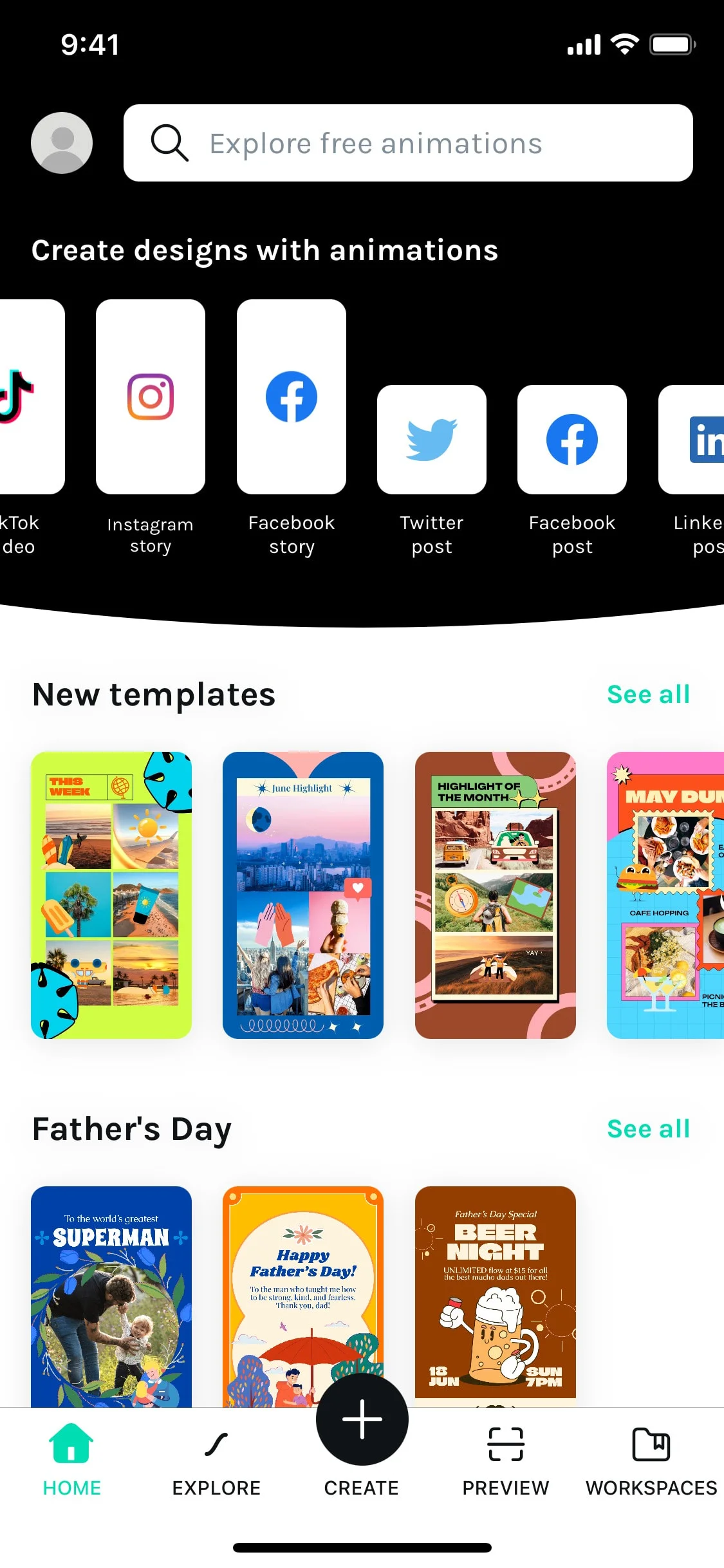 LottieFiles UI Design Screenshot: Motion Design & Interactive Animations