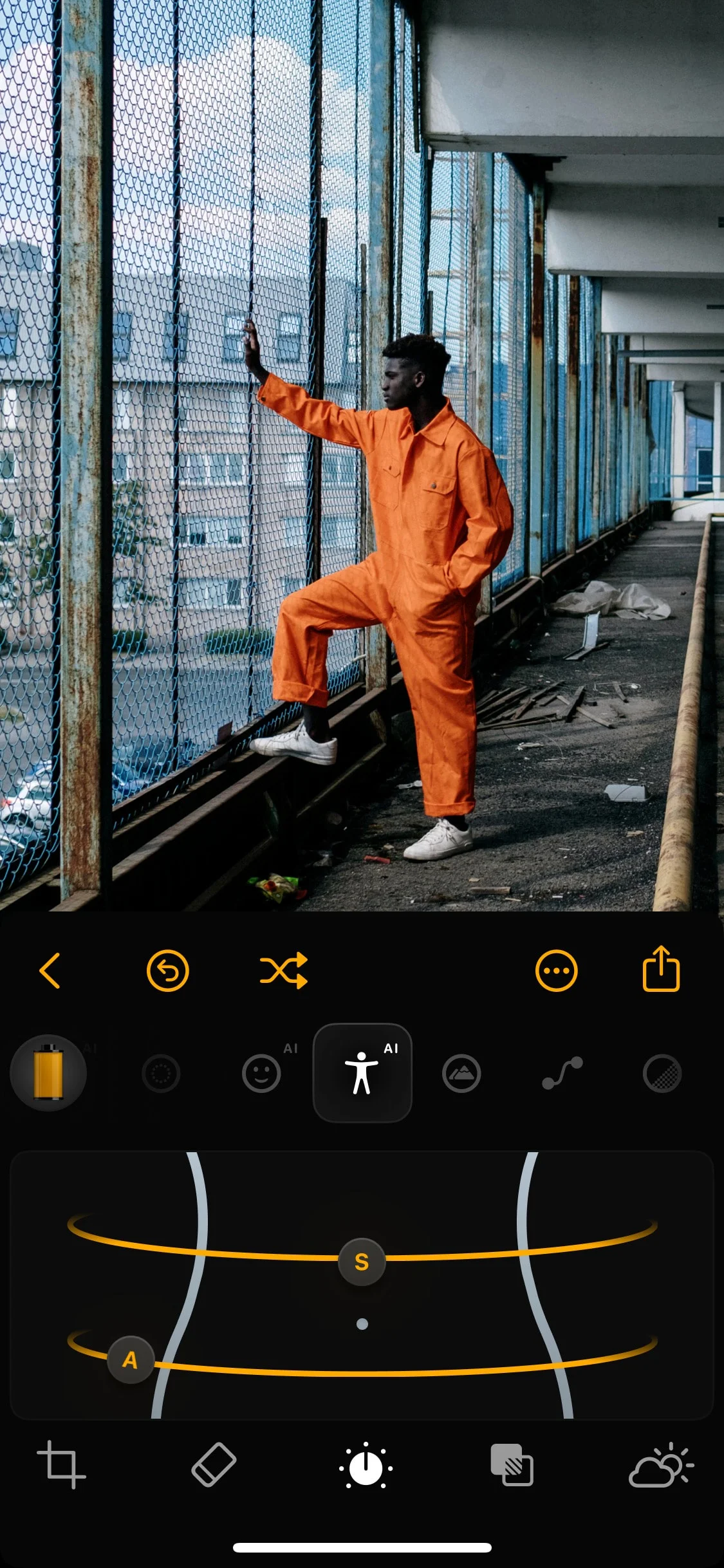 Luminar UI Design Screenshot: Intelligent Photo Editing & Color Grading