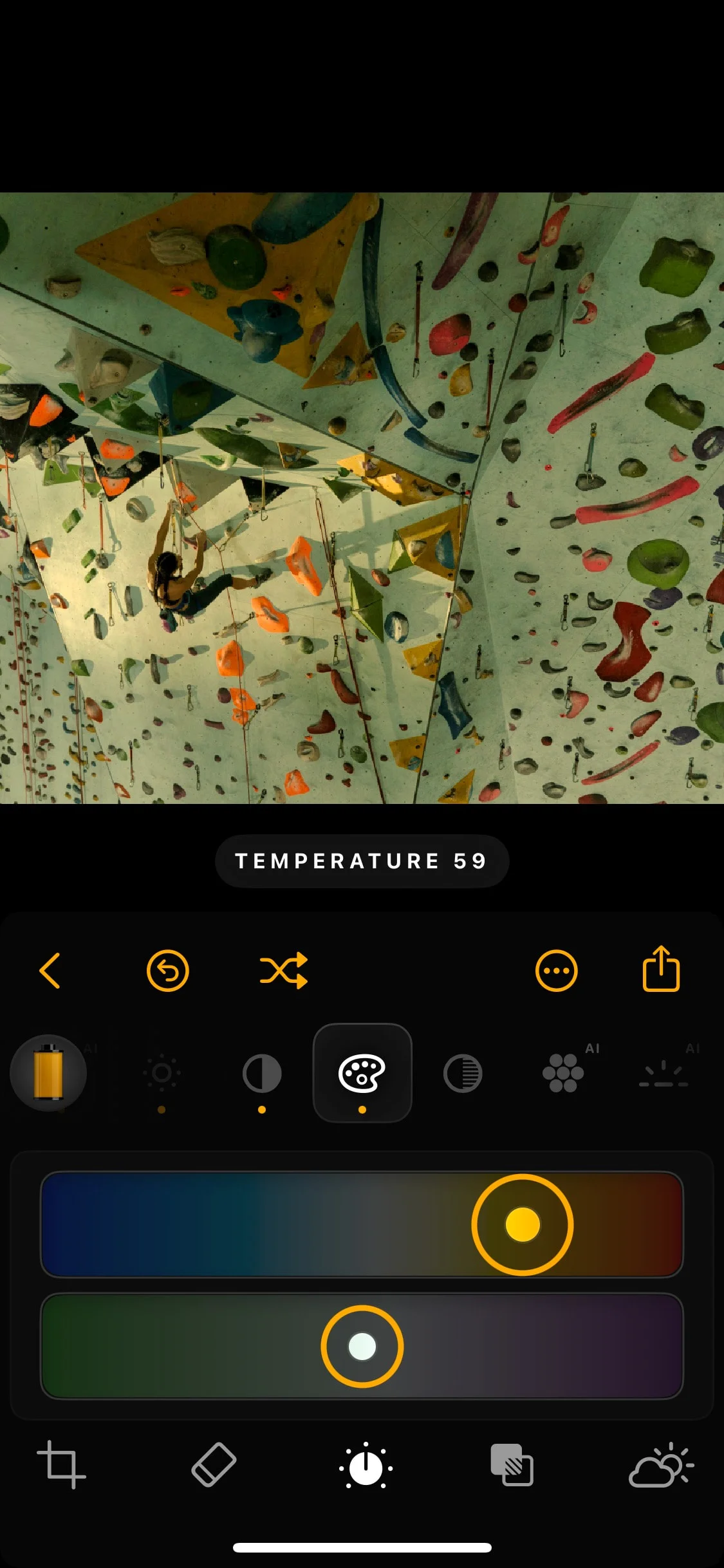 Luminar UI Design Screenshot: Intelligent Photo Editing & Color Grading