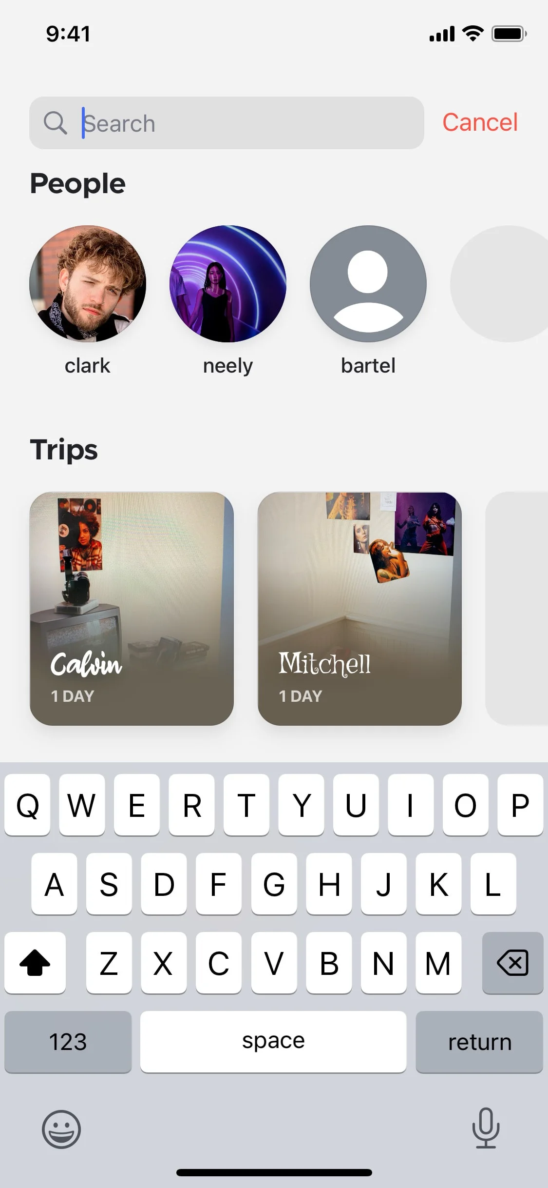 Momently UI Design Screenshot: Moment Journal & Memory Keepsake
