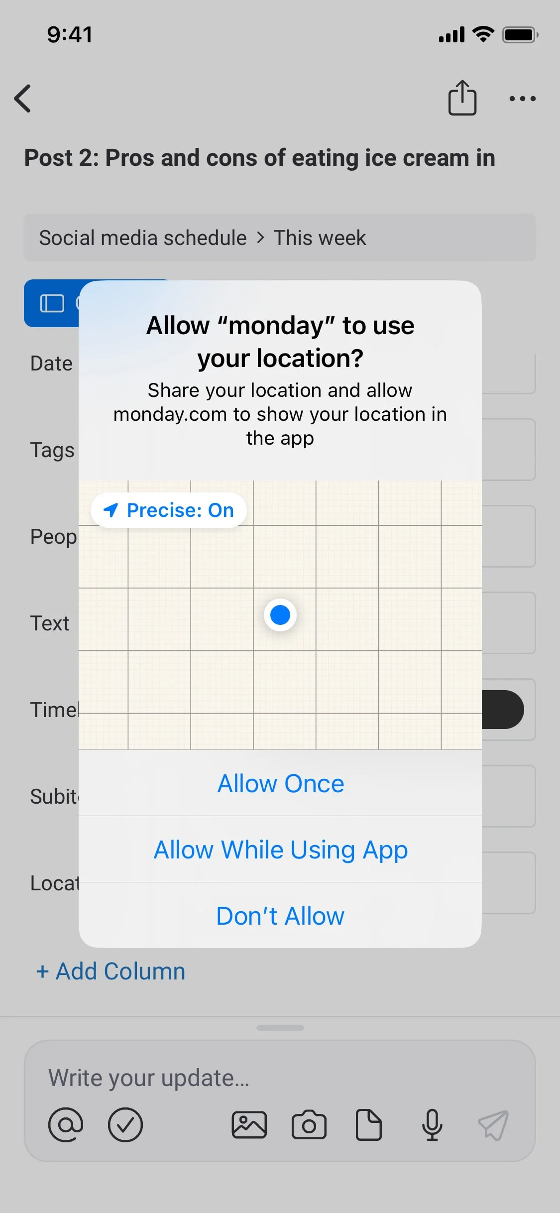 Monday UI Design Screenshot: Work OS & Team Project Tracking
