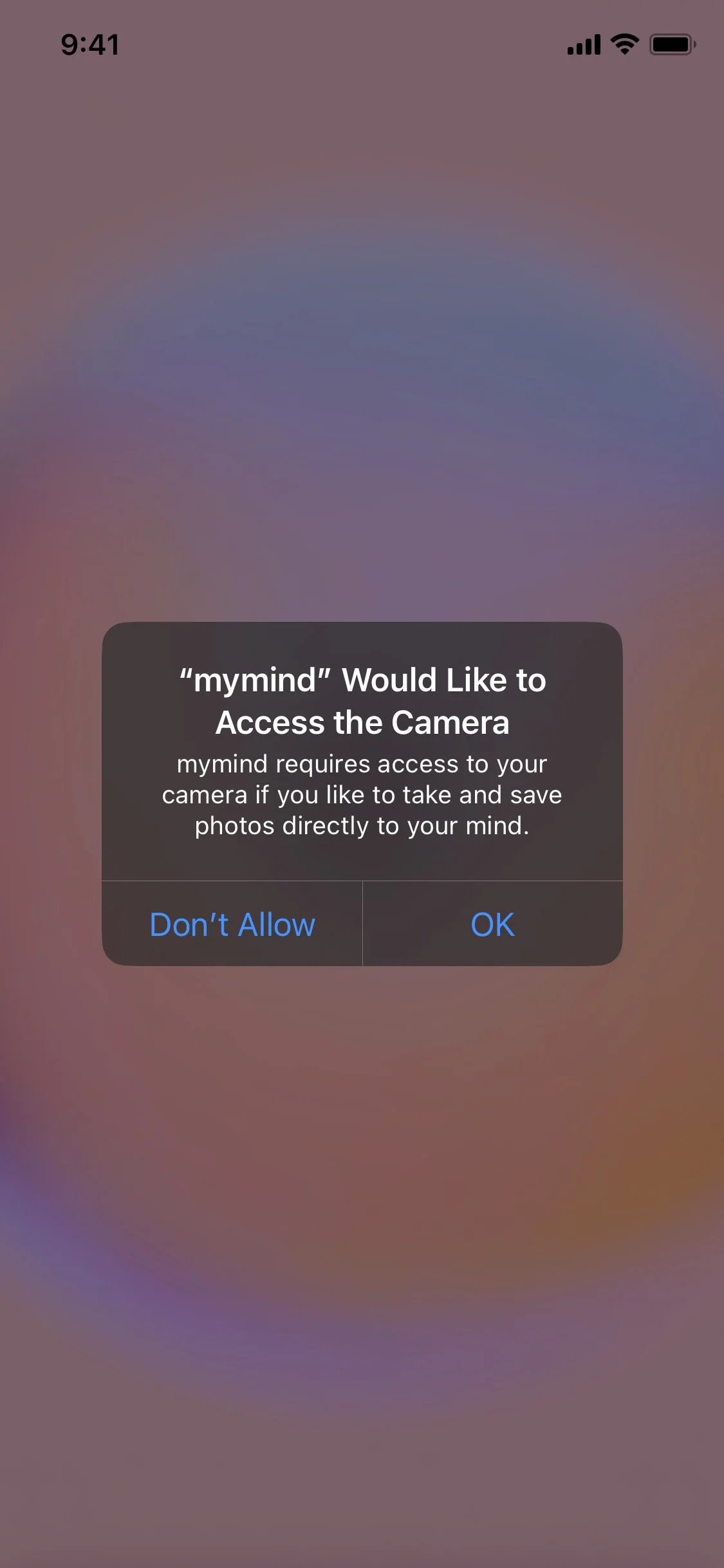 mymind UI Design Screenshot: Private Visual Extension for Your Mind