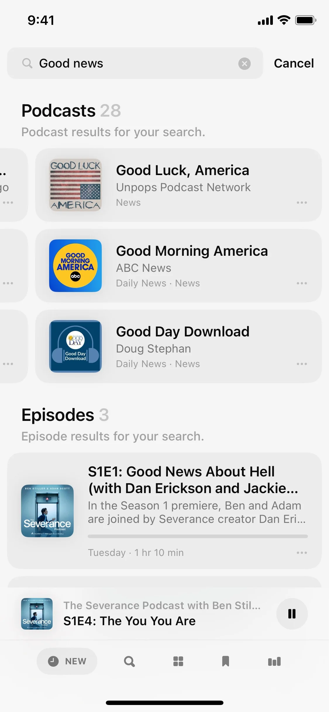 Neuecast UI Design Screenshot: Minimalist Audio & Podcast Listening