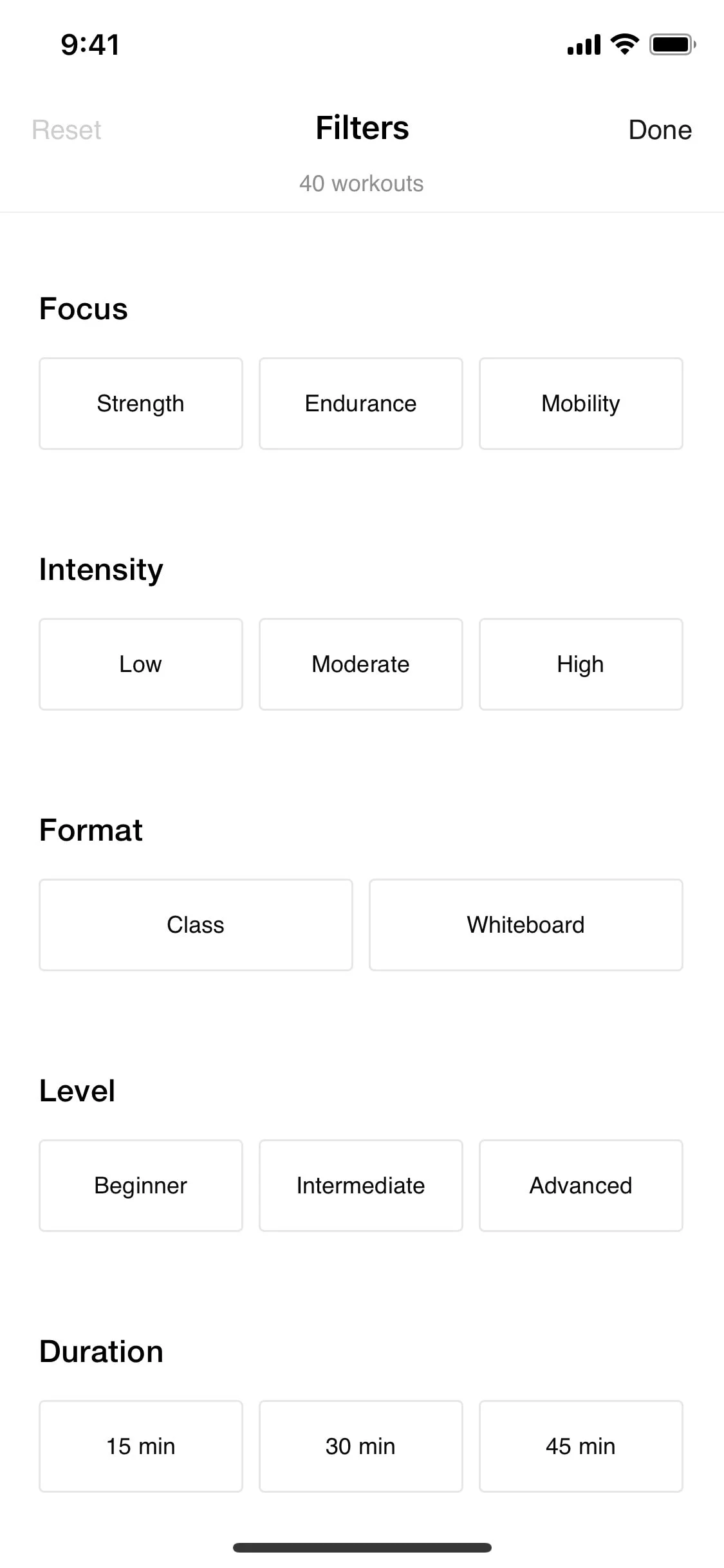 Nike Training Club UI Design Screenshot: Expert Workouts & Fitness Guidance