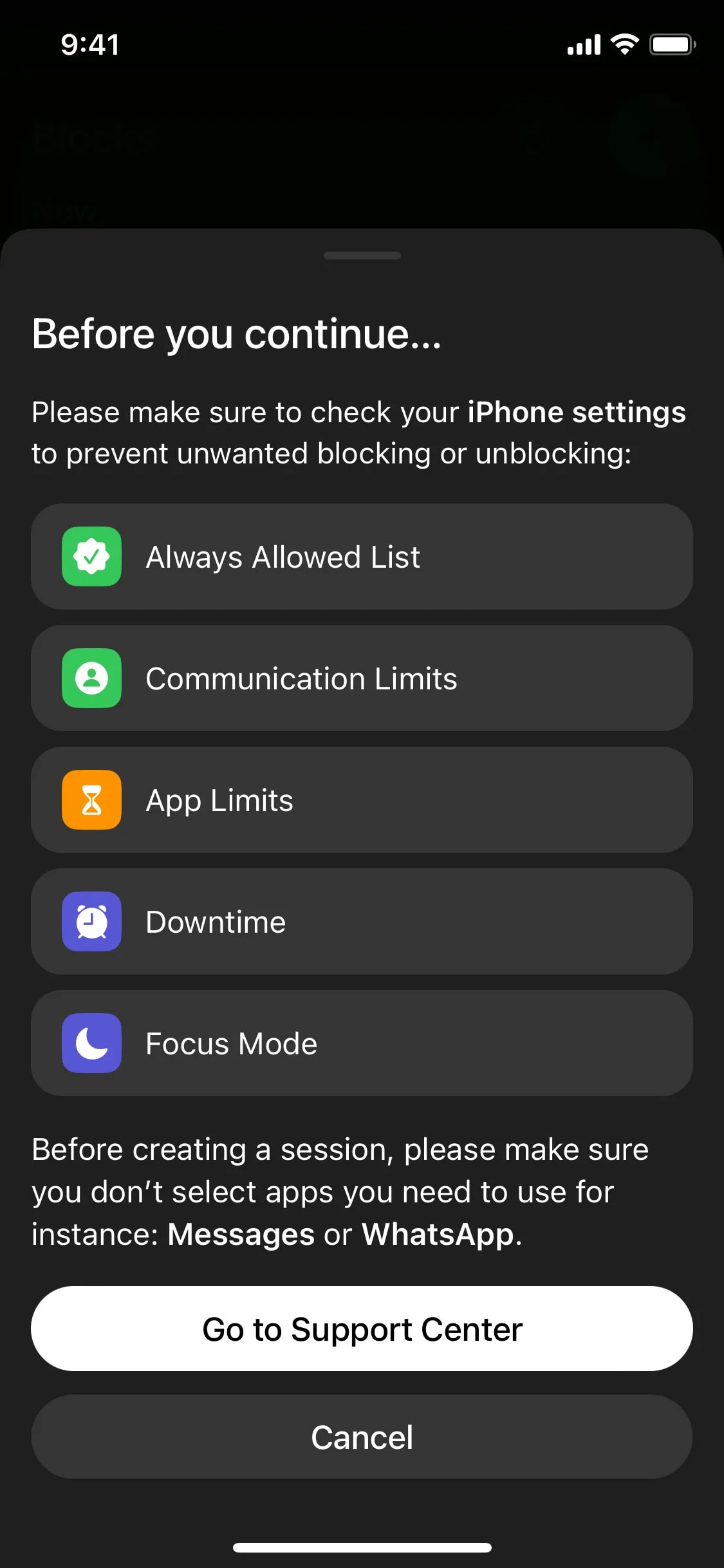 Opal UI Design Screenshot: Screen Time Focus & Digital Well-being