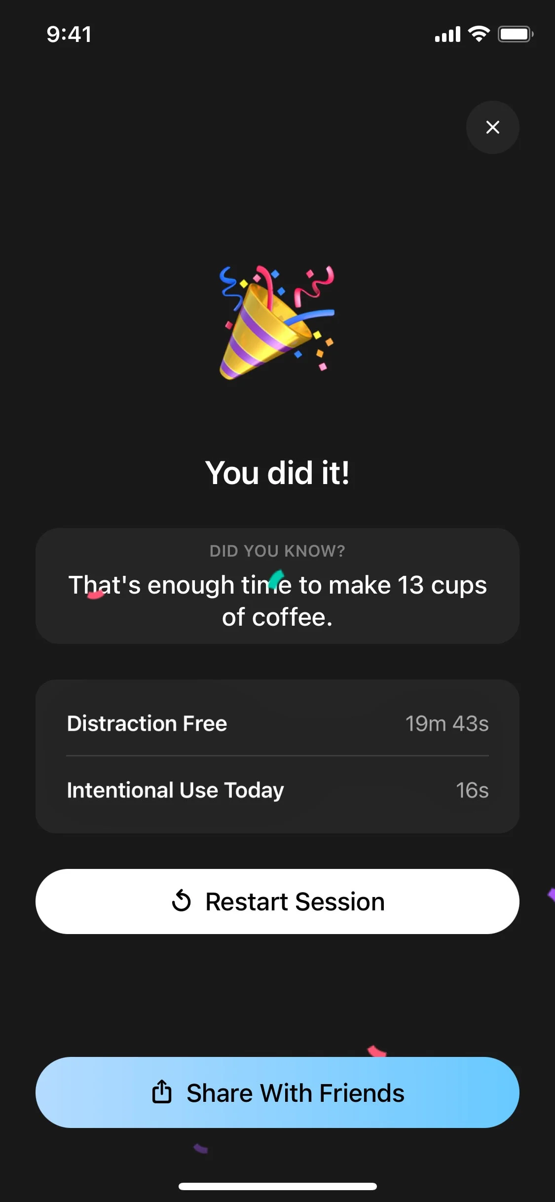 Opal UI Design Screenshot: Screen Time & Focus App Blocker