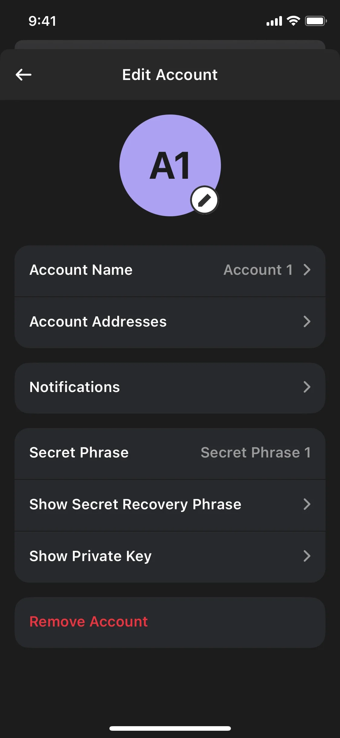 Phantom UI Design Screenshot: Crypto & Multi-Chain Digital Vault